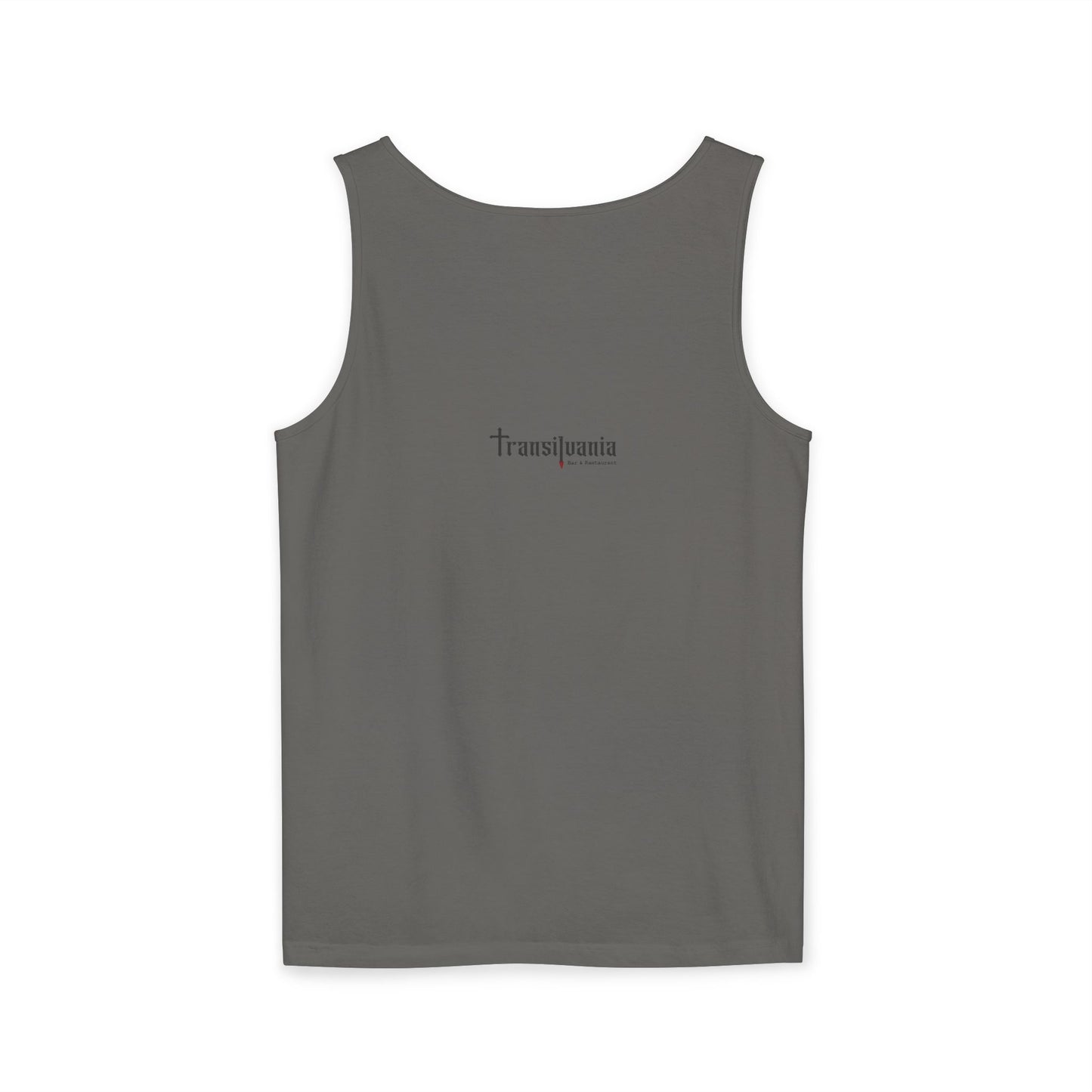 Funny Witches Date Tank Top - Unisex Garment-Dyed Tee for Halloween
