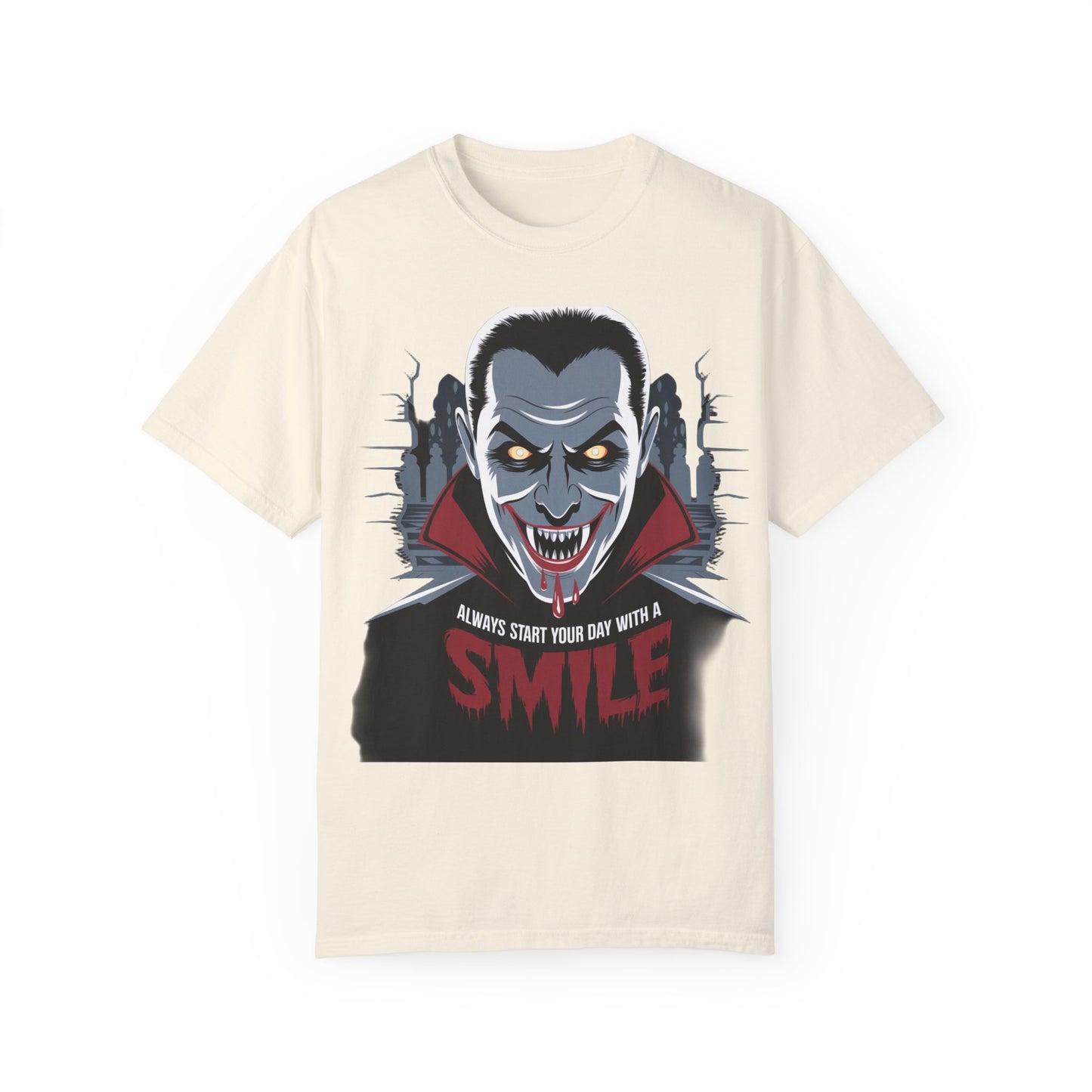 Vampire Smile Unisex Tee - Perfect for Halloween and Horror Fans