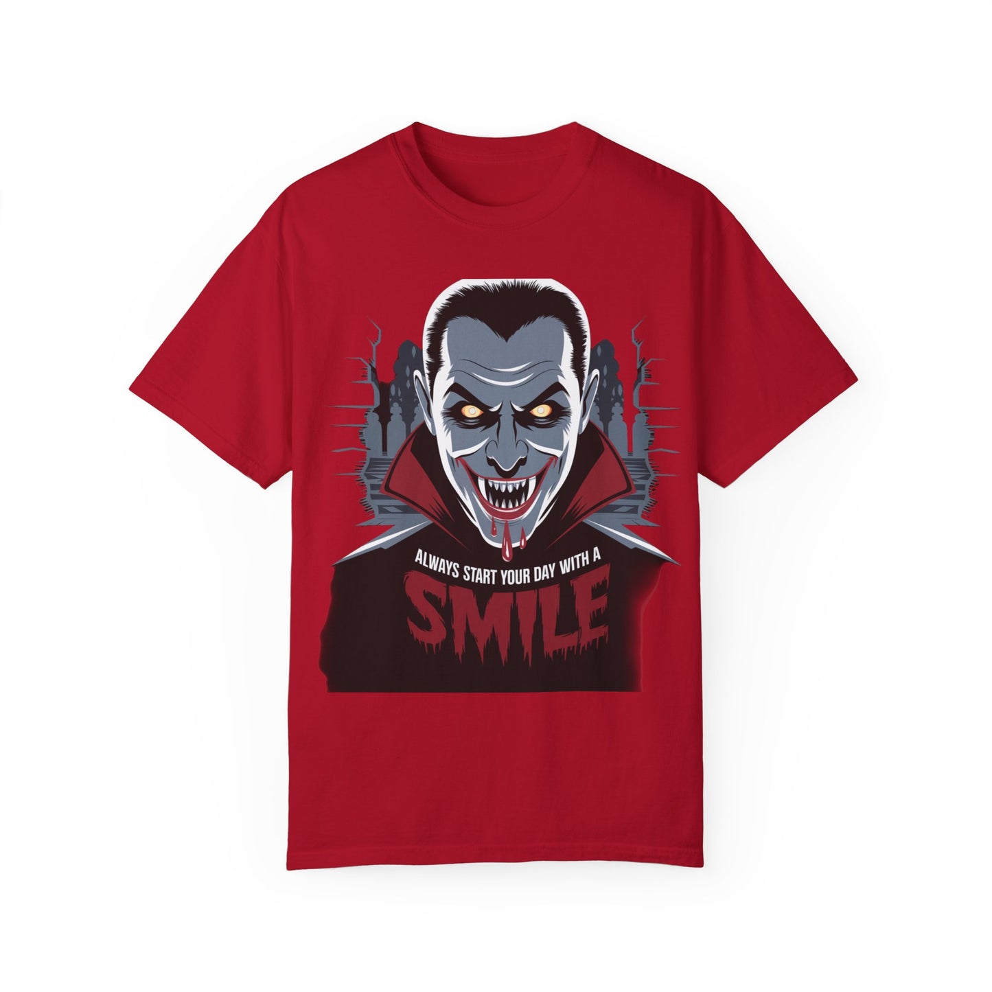 Vampire Smile Unisex Tee - Perfect for Halloween and Horror Fans