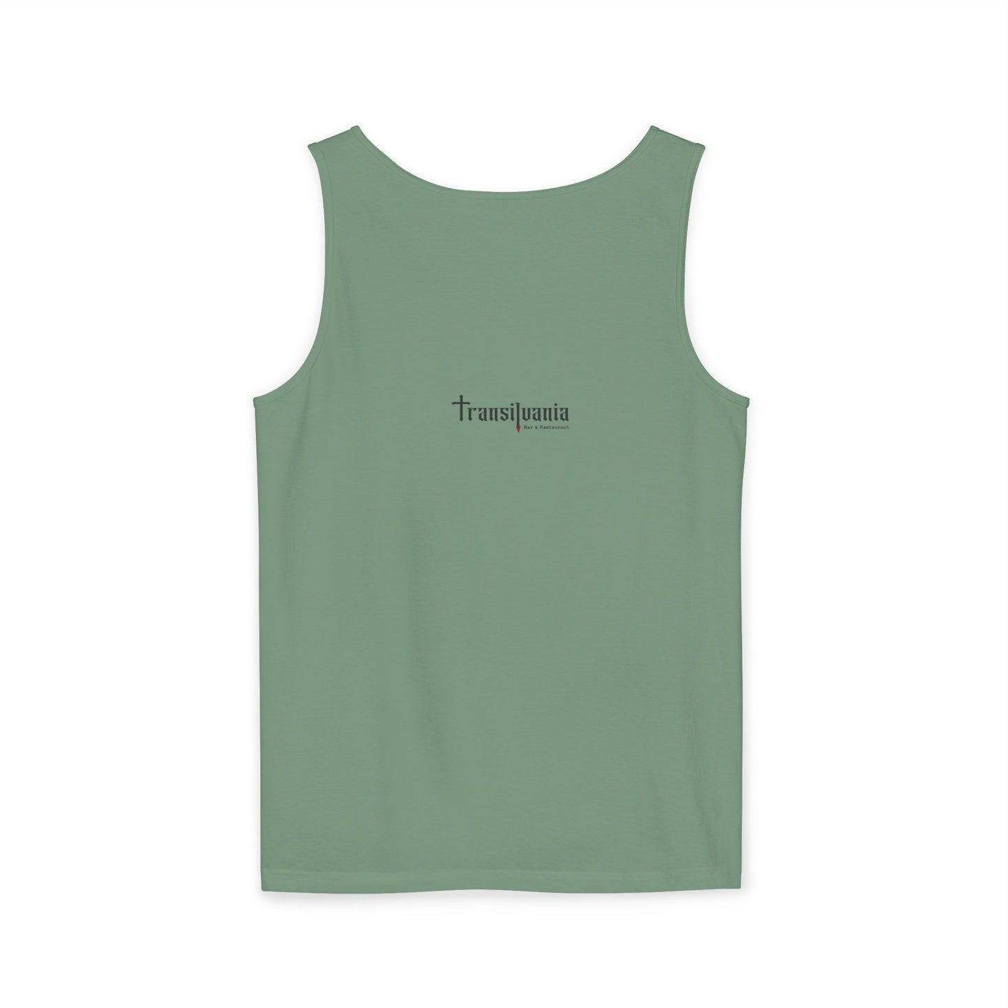 Funny Witches Date Tank Top - Unisex Garment-Dyed Tee for Halloween