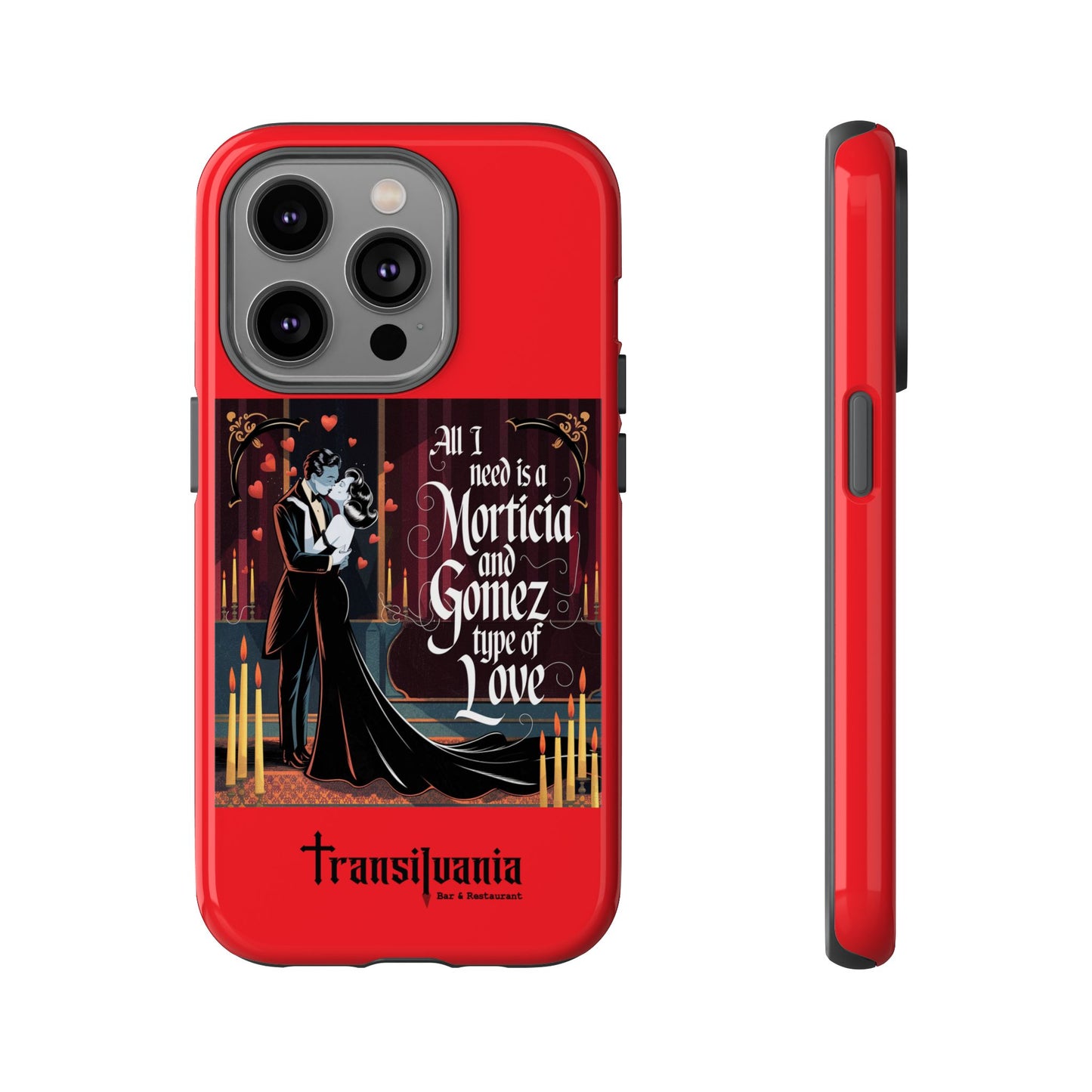 Transylvania Tough Case - Morticia & Gomez Type of Love Design