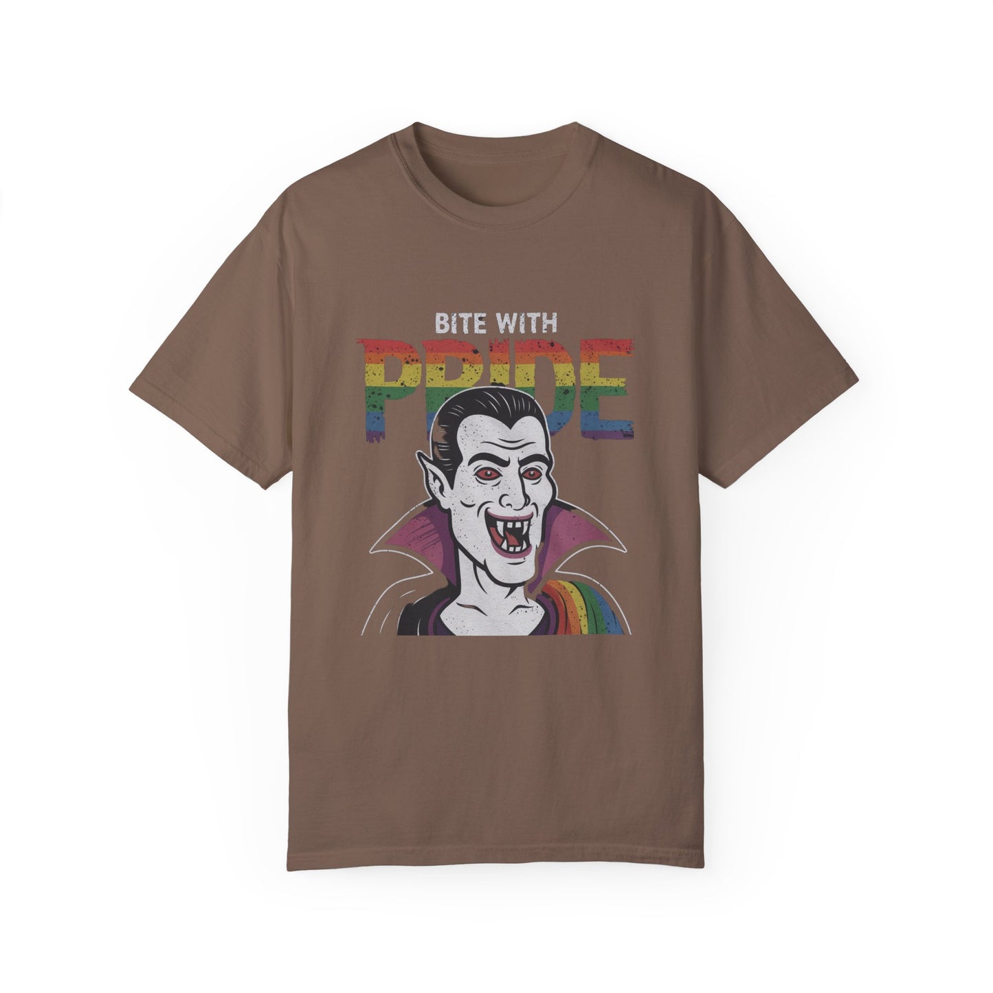Pride-Inspired Vampire T-Shirt - Bite with Pride, Transylvania Back