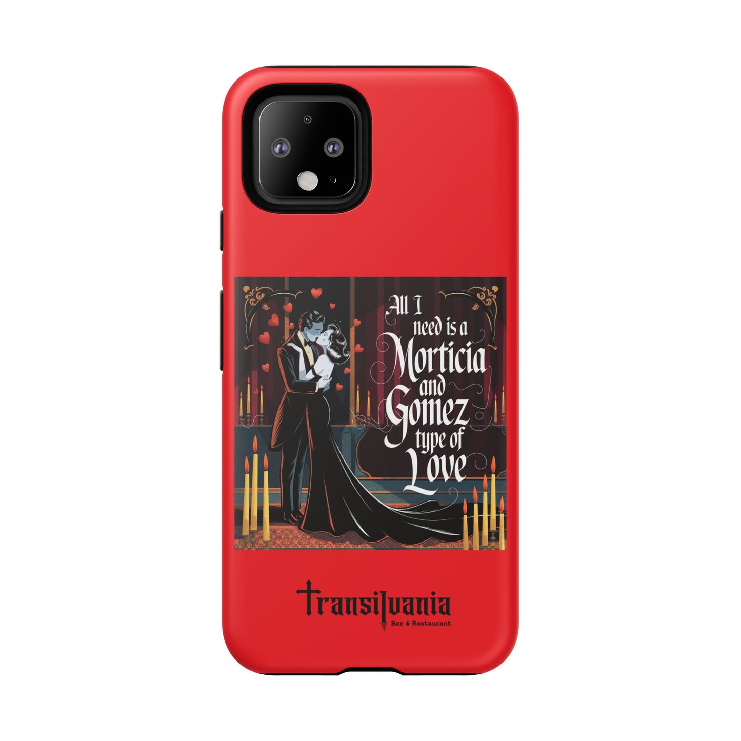 Transylvania Tough Case - Morticia & Gomez Type of Love Design