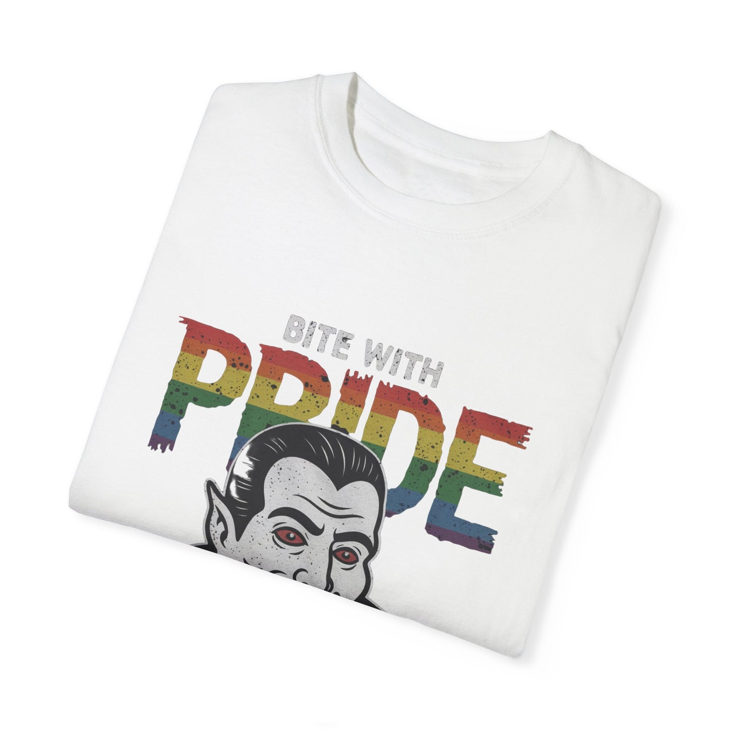 Pride-Inspired Vampire T-Shirt - Bite with Pride, Transylvania Back