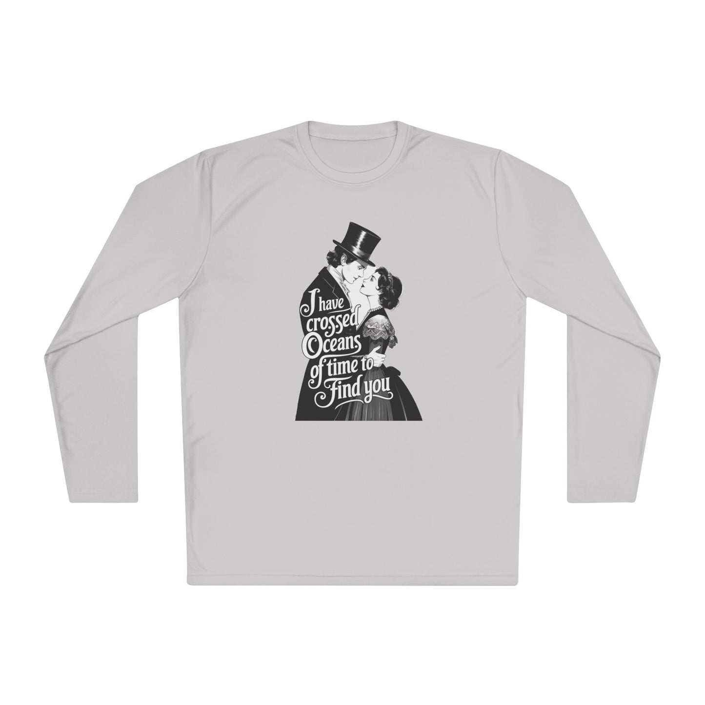 Unisex Lightweight Long Sleeve Tee - 'I Have Crossed Oceans of Time to Find You' Design