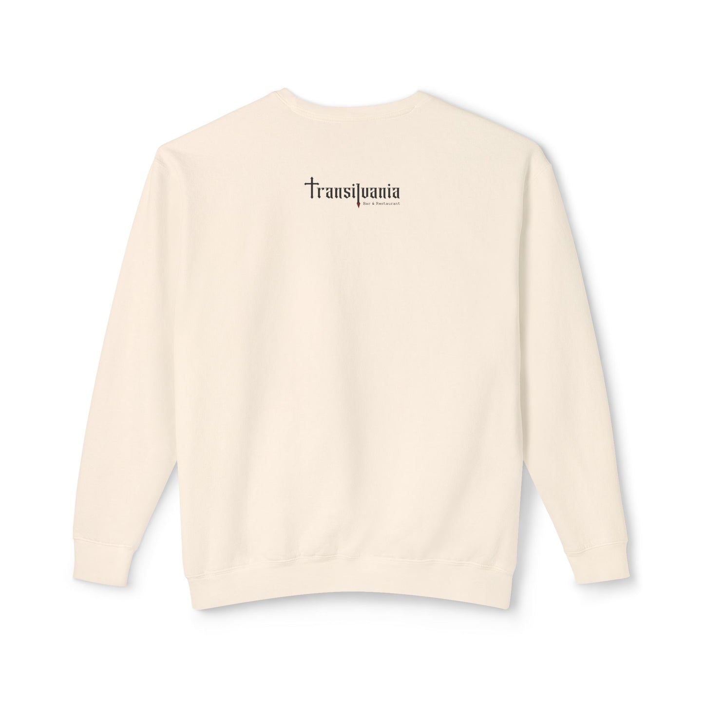 Unisex Halloween Vampire Crewneck Sweatshirt - 'Always Start Your Day with a Smile'