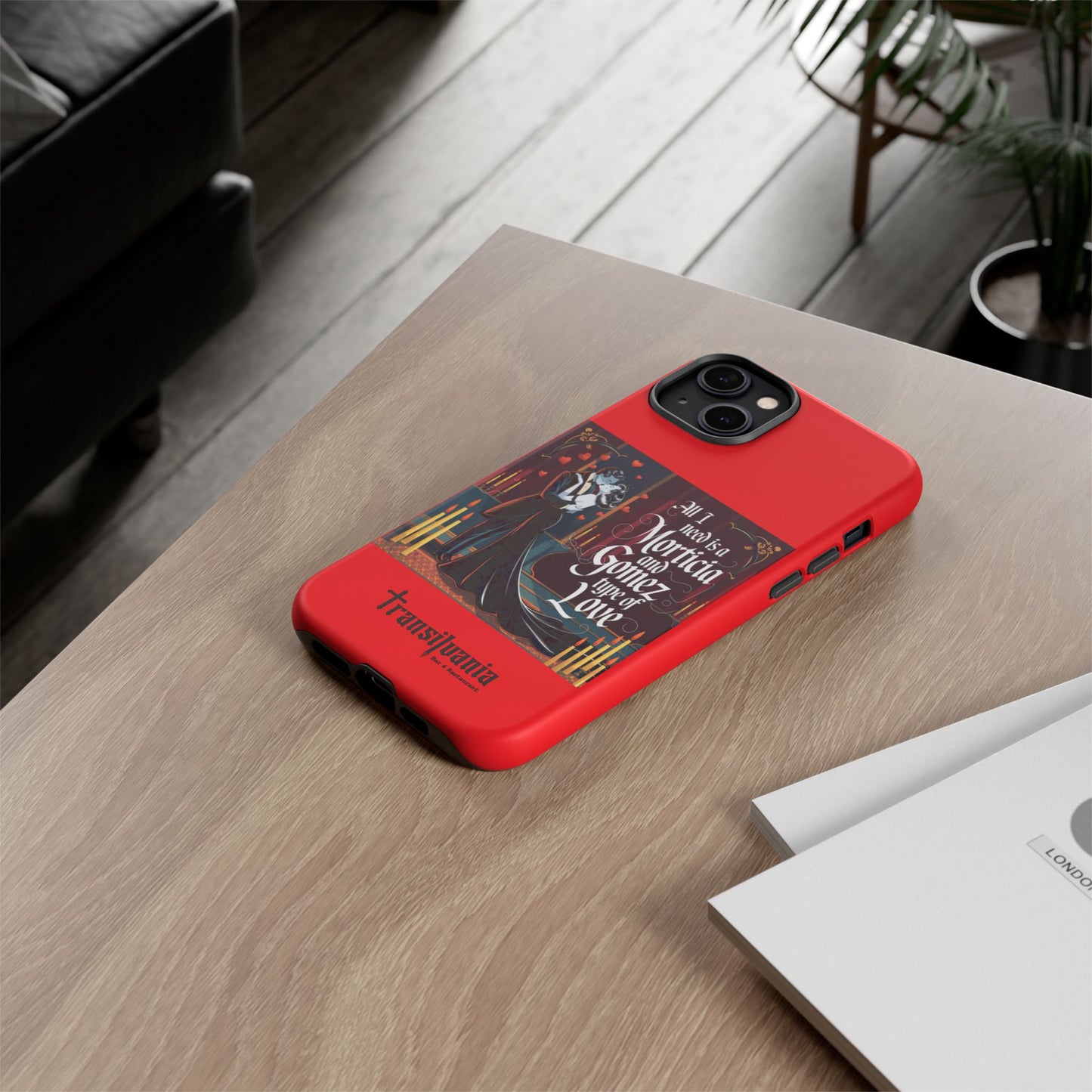 Transylvania Tough Case - Morticia & Gomez Type of Love Design