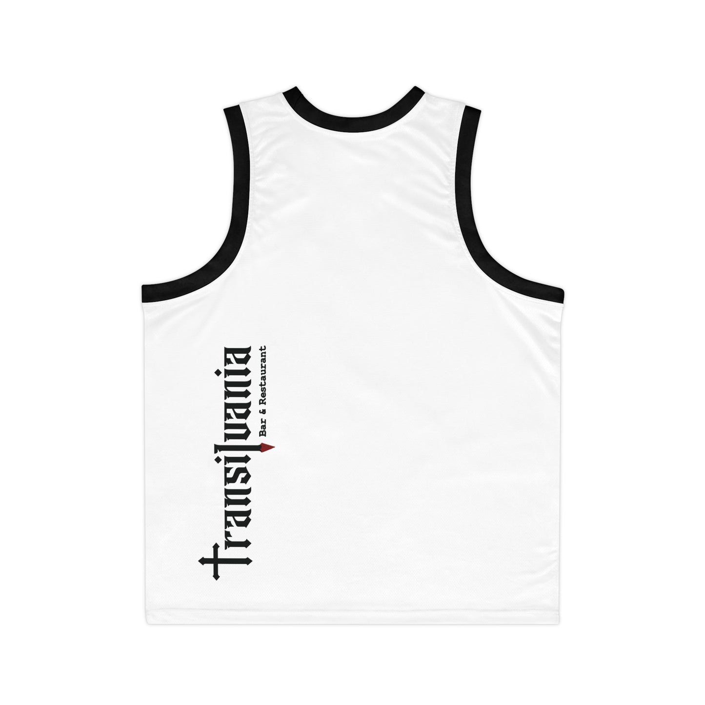 Unisex Basketball Jersey - Vlad's Way Design, Perfect for Sports Fans & Halloween