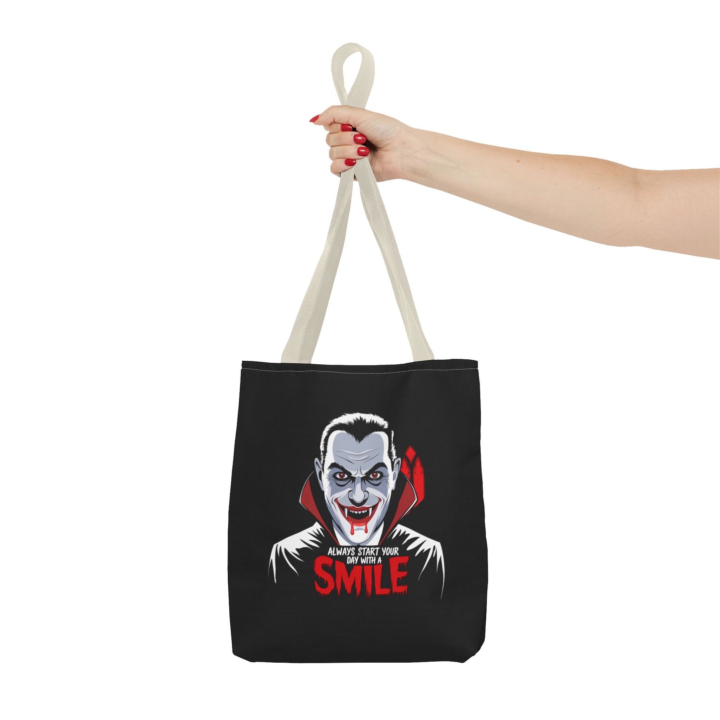 Vampire Smile Tote Bag - Perfect for Halloween and Everyday Use