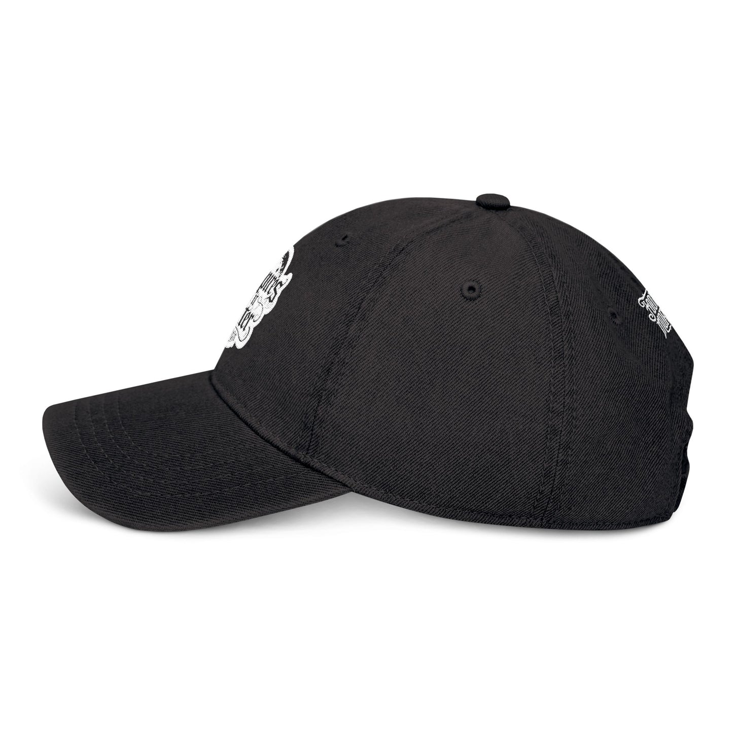 Vampires Do It Better Denim Hat - Stylish Embroidered Cap for Night Owls