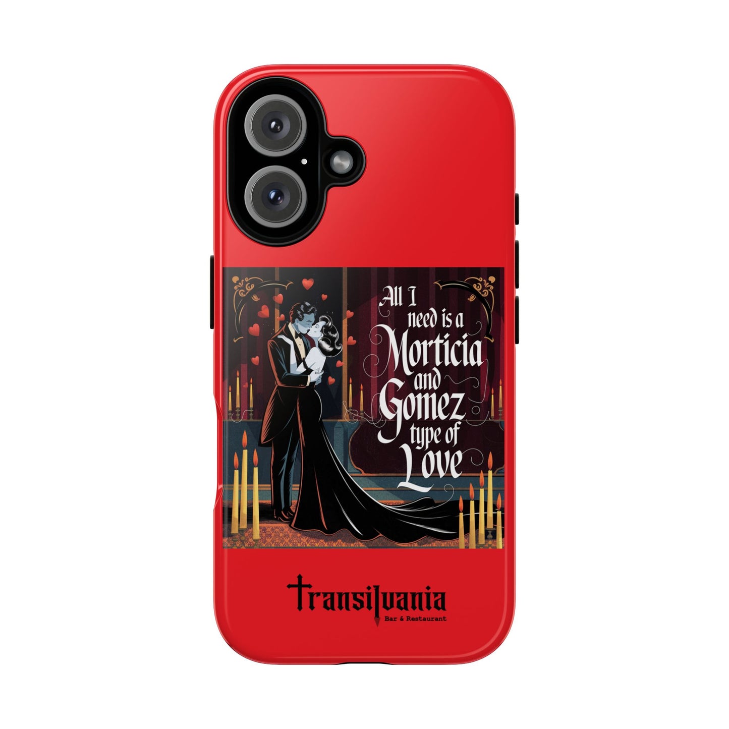 Transylvania Tough Case - Morticia & Gomez Type of Love Design