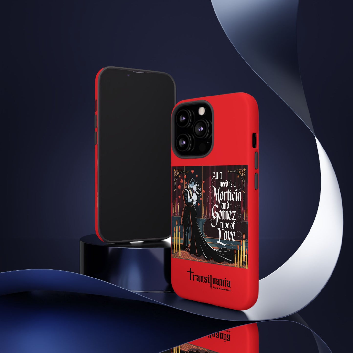 Transylvania Tough Case - Morticia & Gomez Type of Love Design