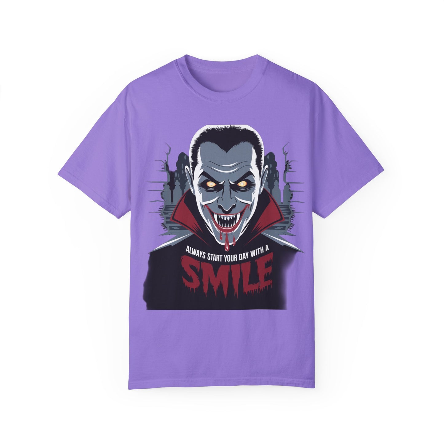 Vampire Smile Unisex Tee - Perfect for Halloween and Horror Fans