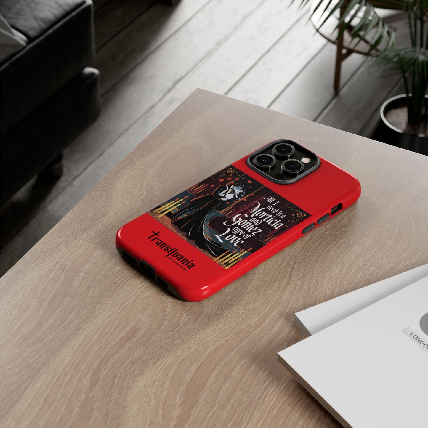 Transylvania Tough Case - Morticia & Gomez Type of Love Design