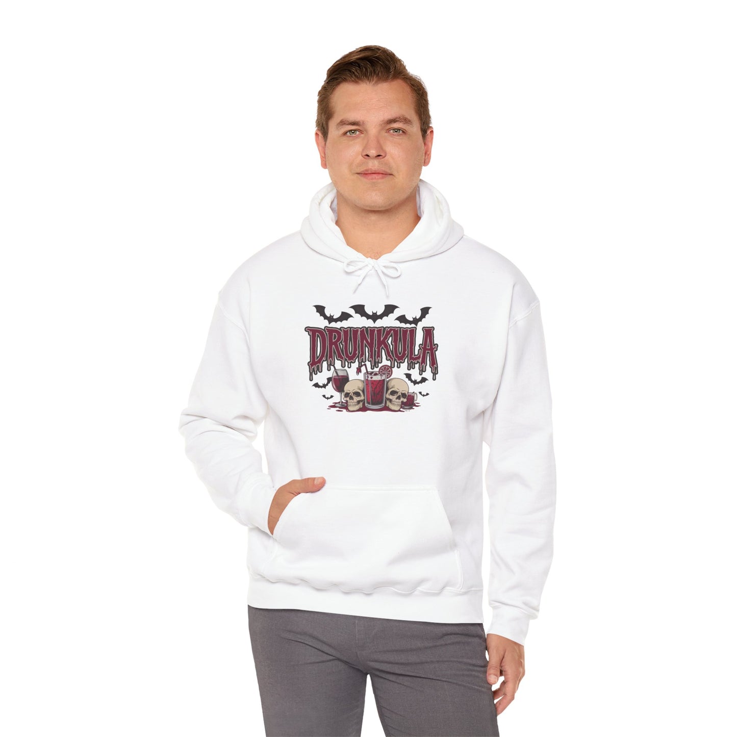 Drunkula Halloween Hoodie - Unisex Heavy Blend™ Sweatshirt
