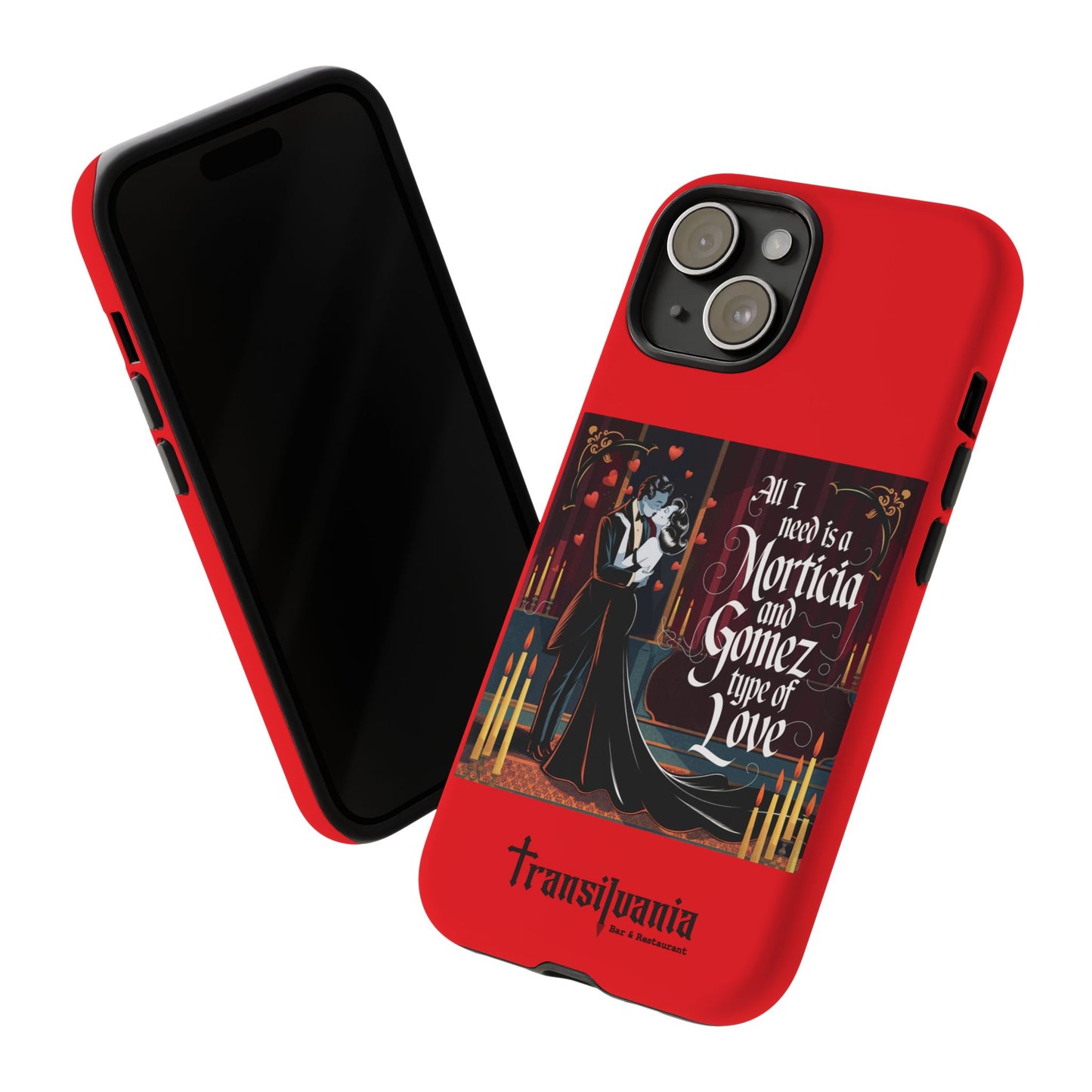 Transylvania Tough Case - Morticia & Gomez Type of Love Design