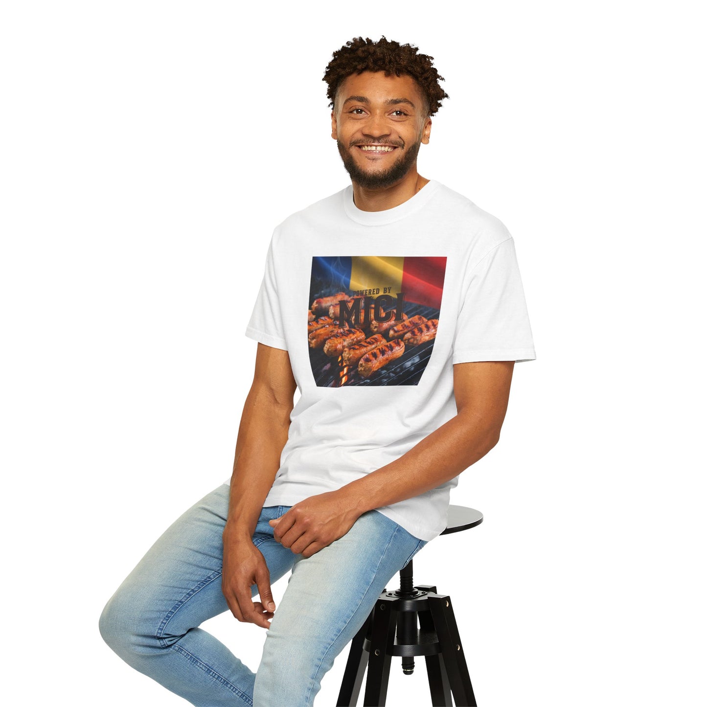 Powered by Meat BBQ Unisex T-shirt