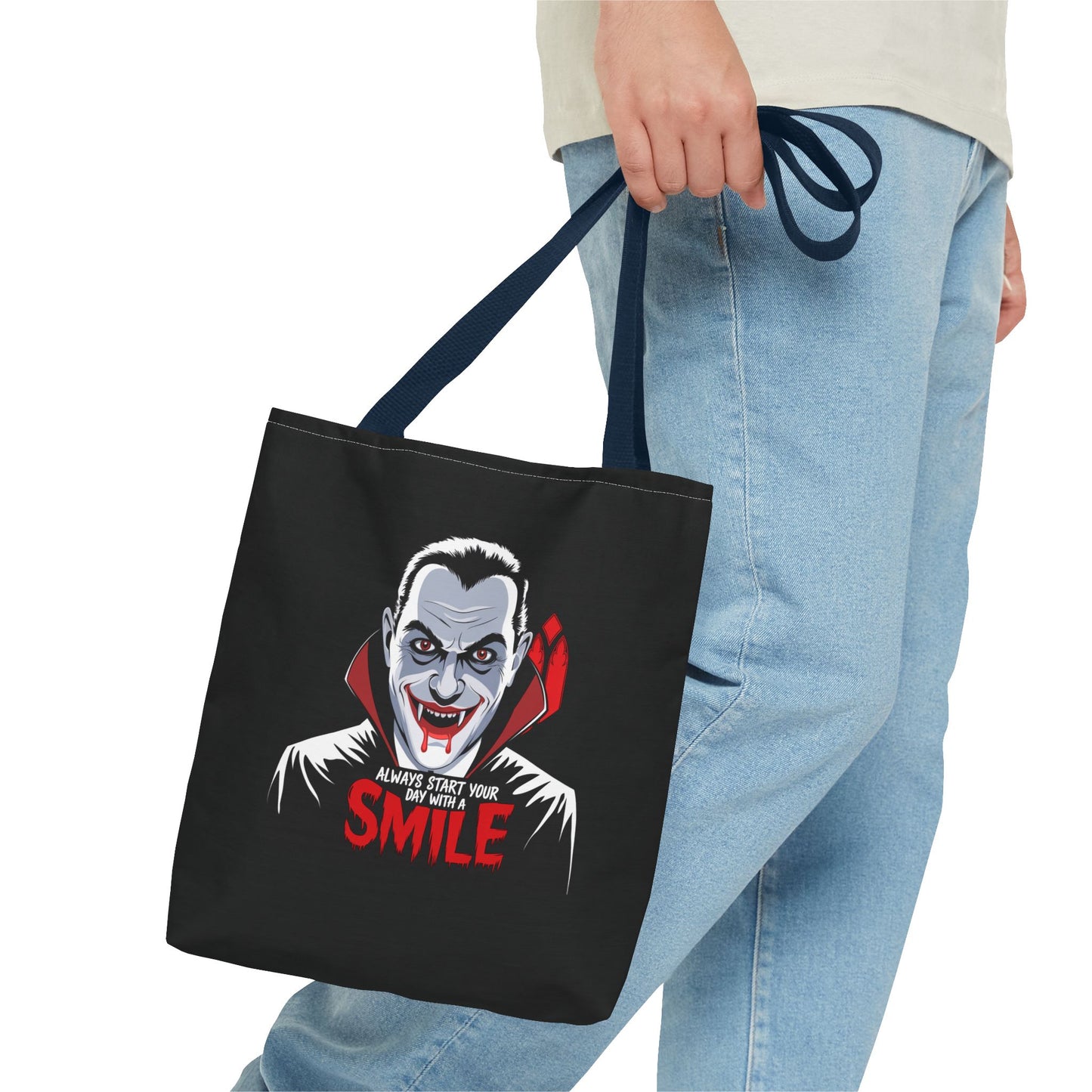 Vampire Smile Tote Bag - Perfect for Halloween and Everyday Use