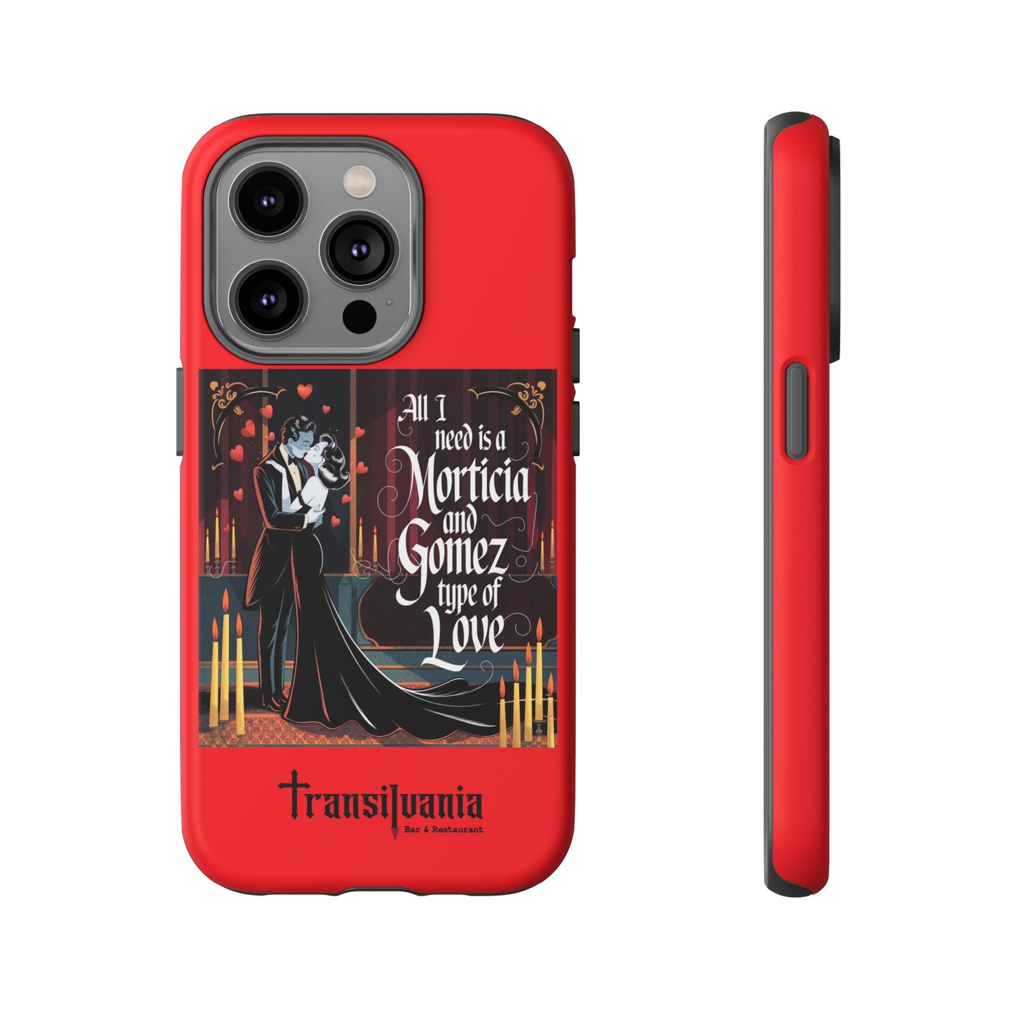Transylvania Tough Case - Morticia & Gomez Type of Love Design