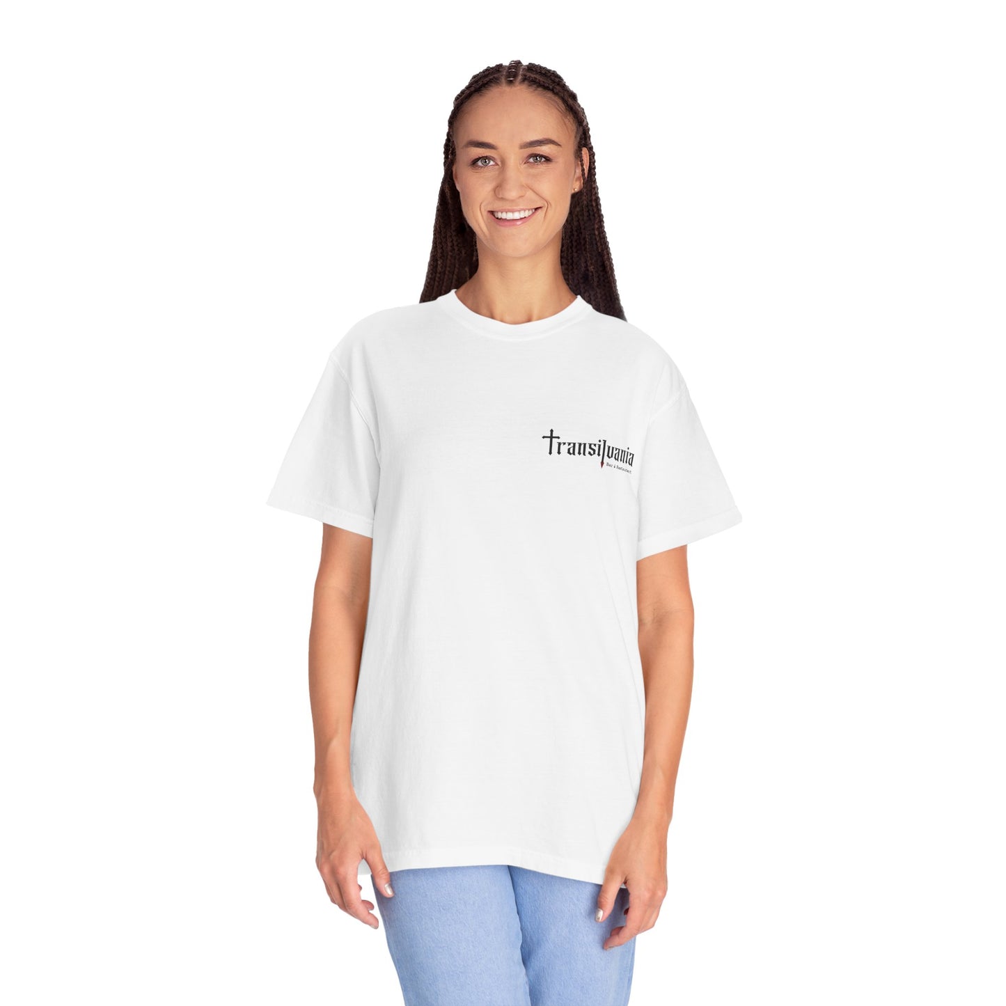 Transylvania Unisex Garment-Dyed T-Shirt - Vintage Style Graphic Tee