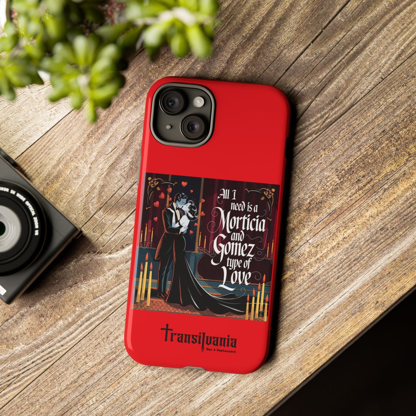 Transylvania Tough Case - Morticia & Gomez Type of Love Design
