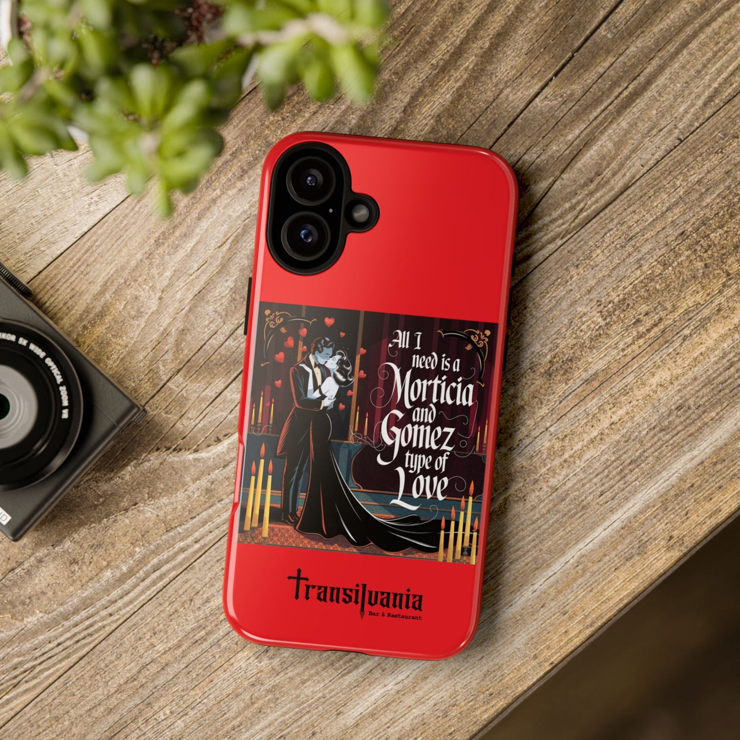 Transylvania Tough Case - Morticia & Gomez Type of Love Design