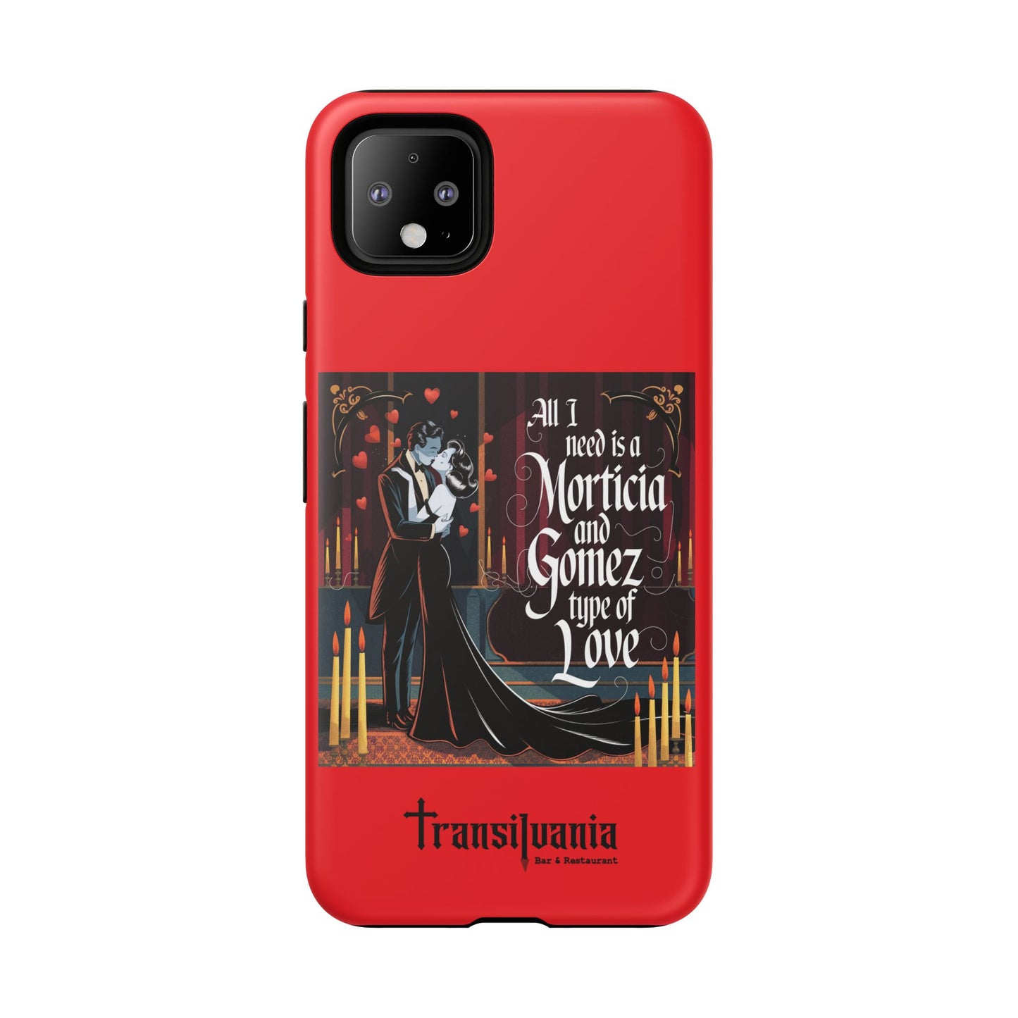 Transylvania Tough Case - Morticia & Gomez Type of Love Design