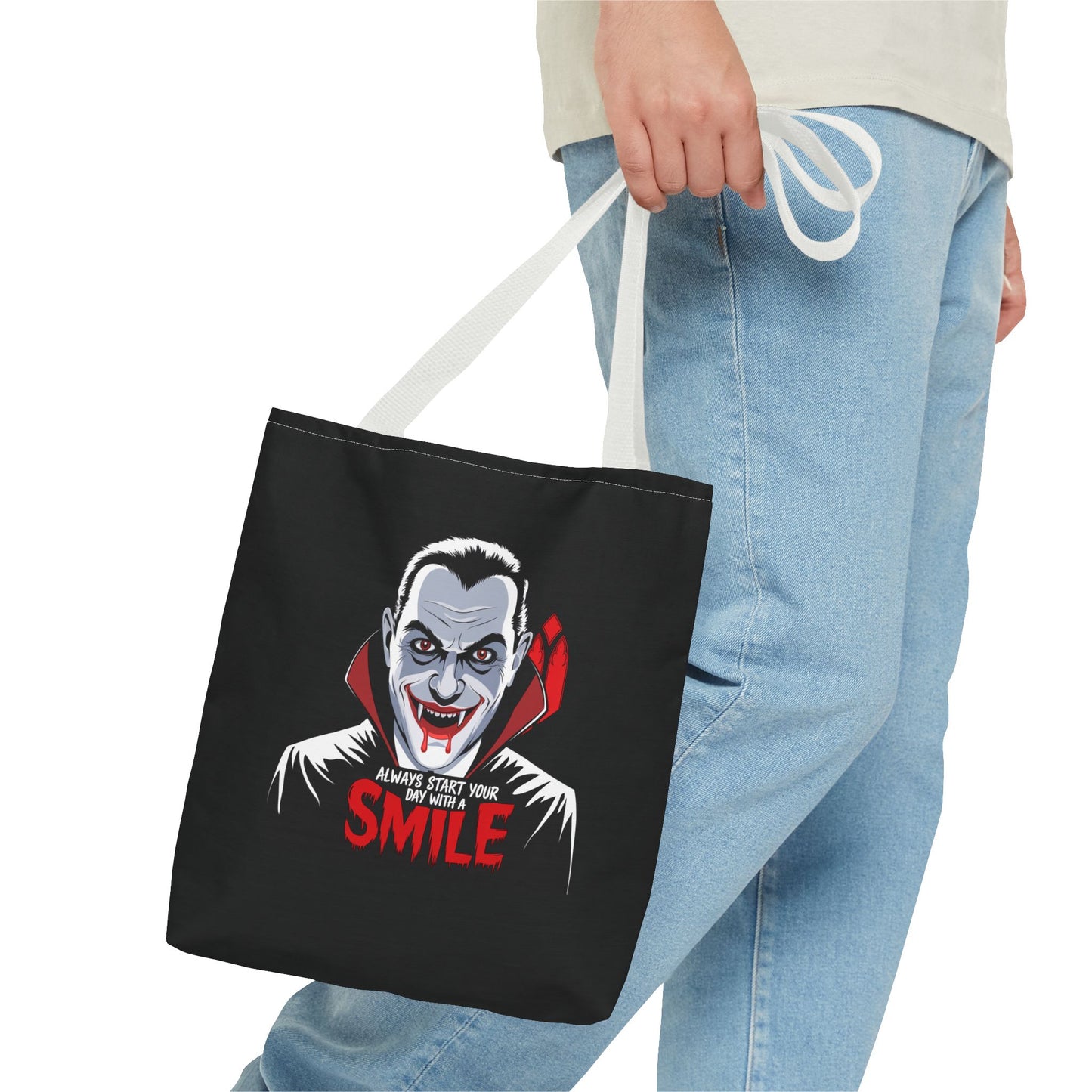 Vampire Smile Tote Bag - Perfect for Halloween and Everyday Use