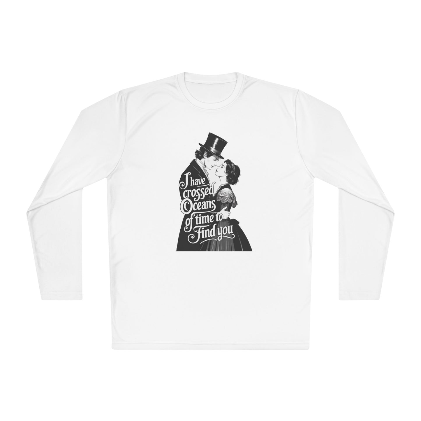 Unisex Lightweight Long Sleeve Tee - 'I Have Crossed Oceans of Time to Find You' Design