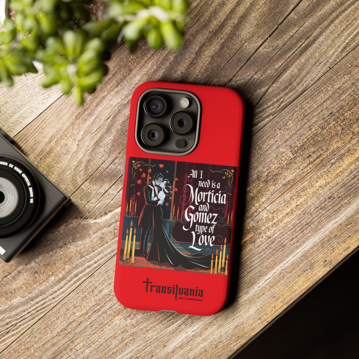 Transylvania Tough Case - Morticia & Gomez Type of Love Design