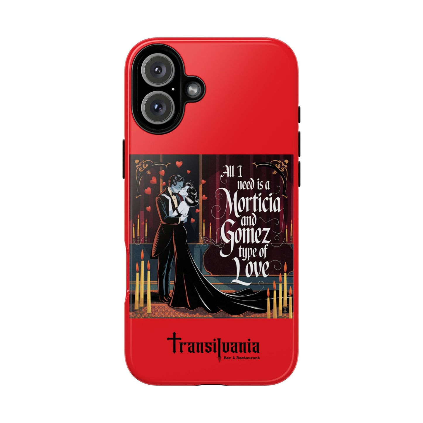 Transylvania Tough Case - Morticia & Gomez Type of Love Design