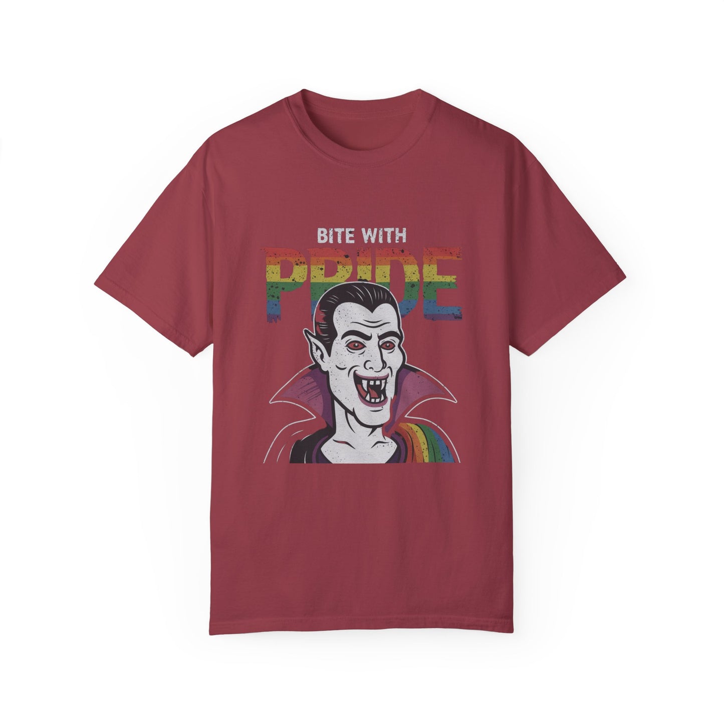 Pride-Inspired Vampire T-Shirt - Bite with Pride, Transylvania Back