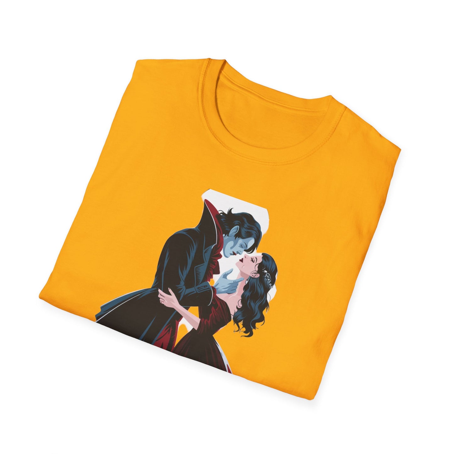 Romantic Vampire Graphic T-Shirt - 'I Have Crossed Oceans of Time to Find You'