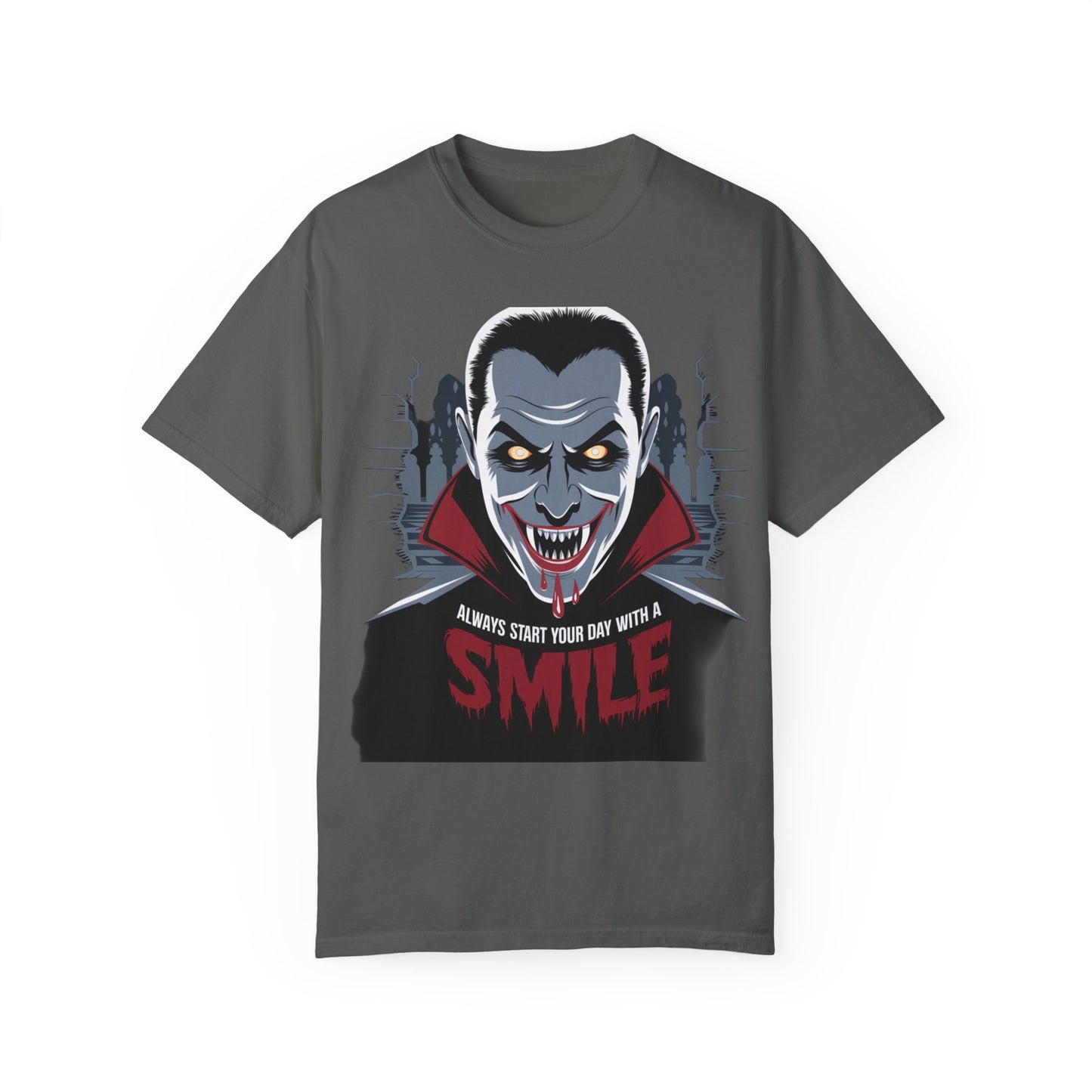 Vampire Smile Unisex Tee - Perfect for Halloween and Horror Fans