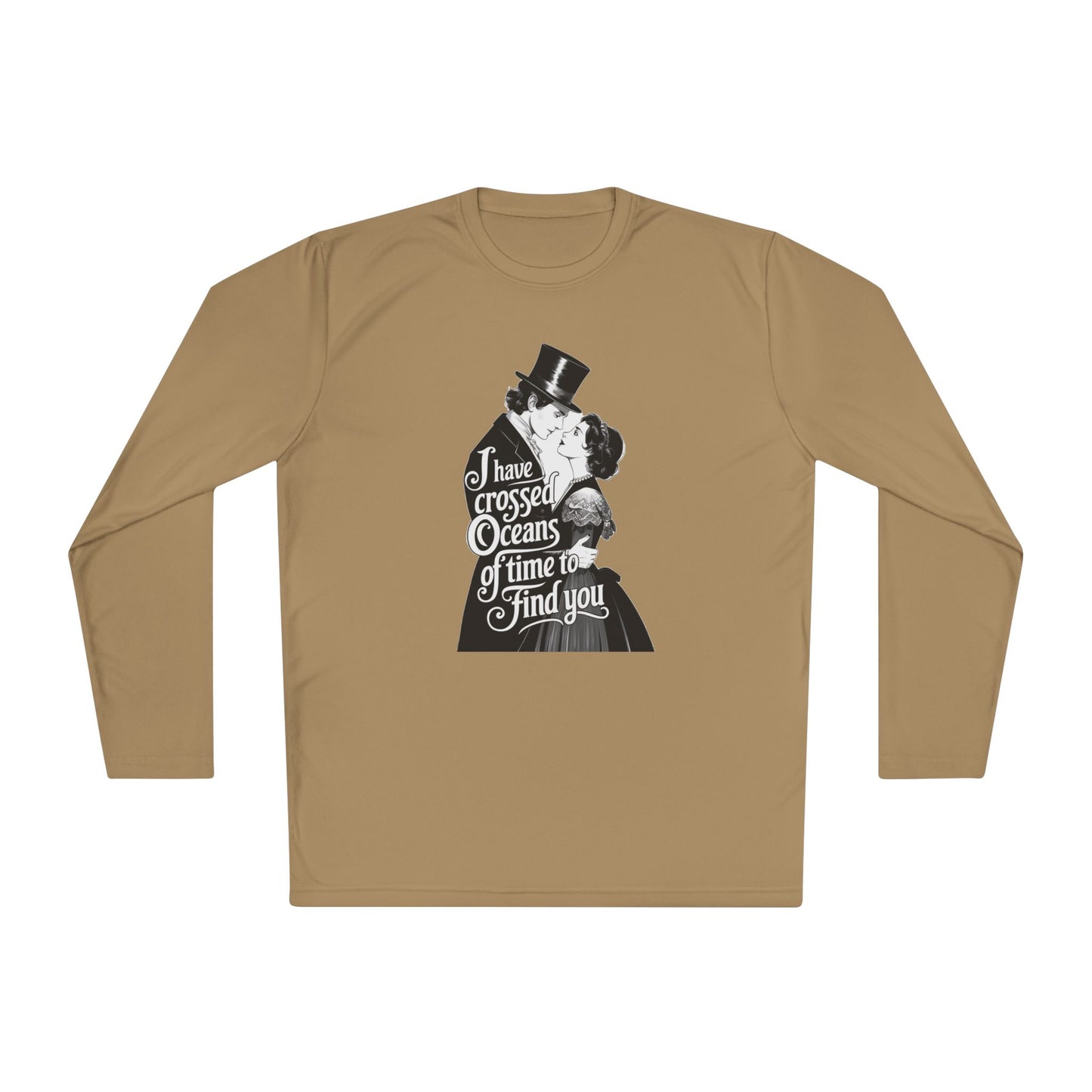 Unisex Lightweight Long Sleeve Tee - 'I Have Crossed Oceans of Time to Find You' Design