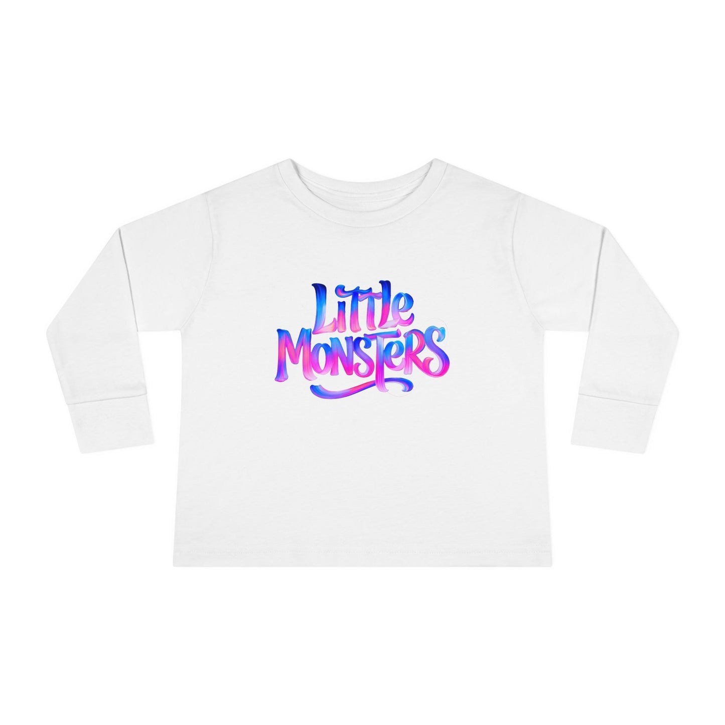 Little Monsters | Flag Collection | Toddler Long Sleeve Tee | Fun Kids Shirt, Cute Outfit, Playtime Apparel