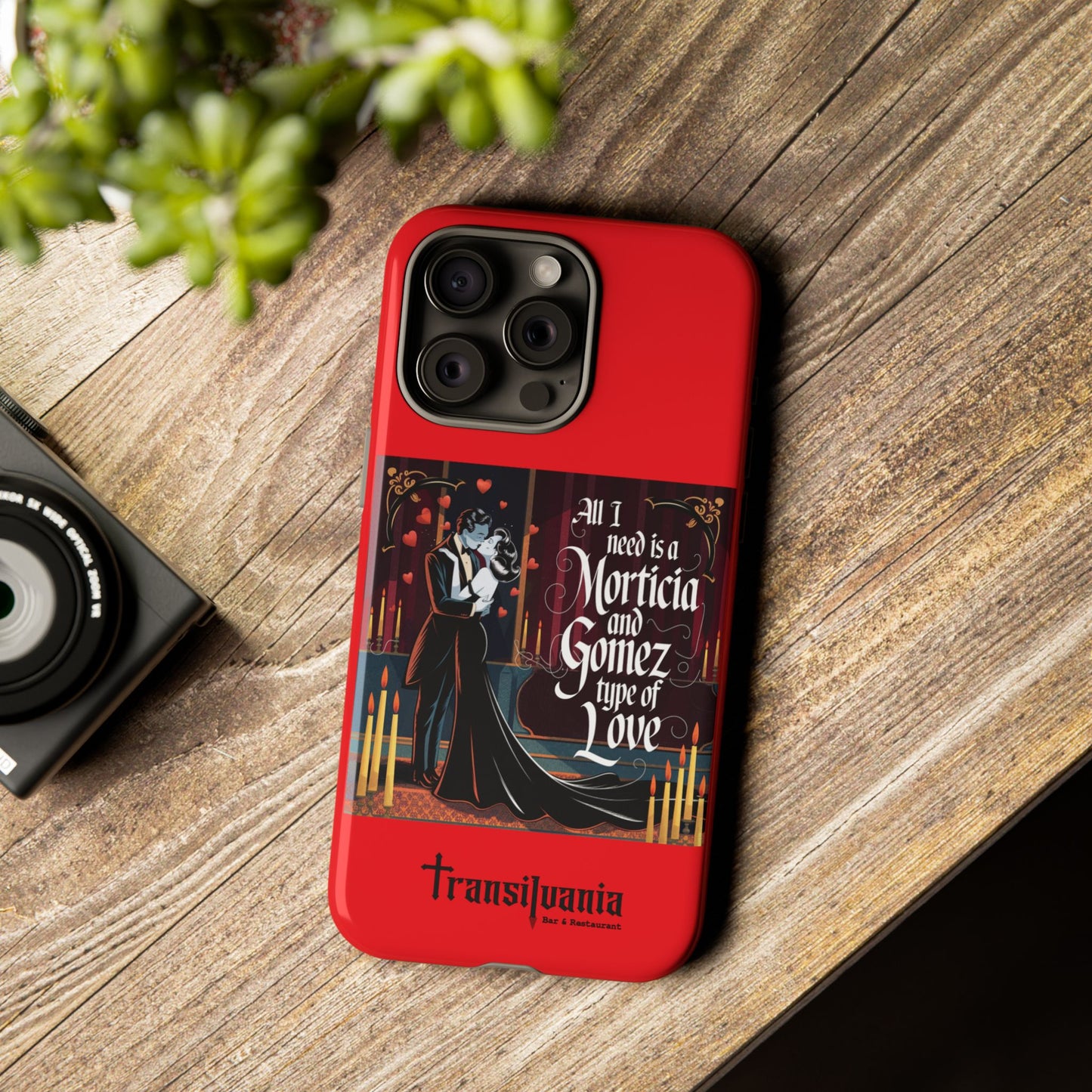 Transylvania Tough Case - Morticia & Gomez Type of Love Design
