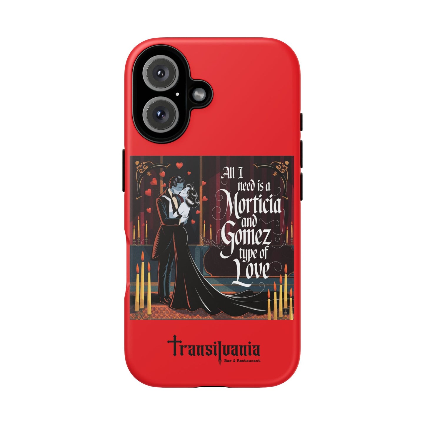 Transylvania Tough Case - Morticia & Gomez Type of Love Design