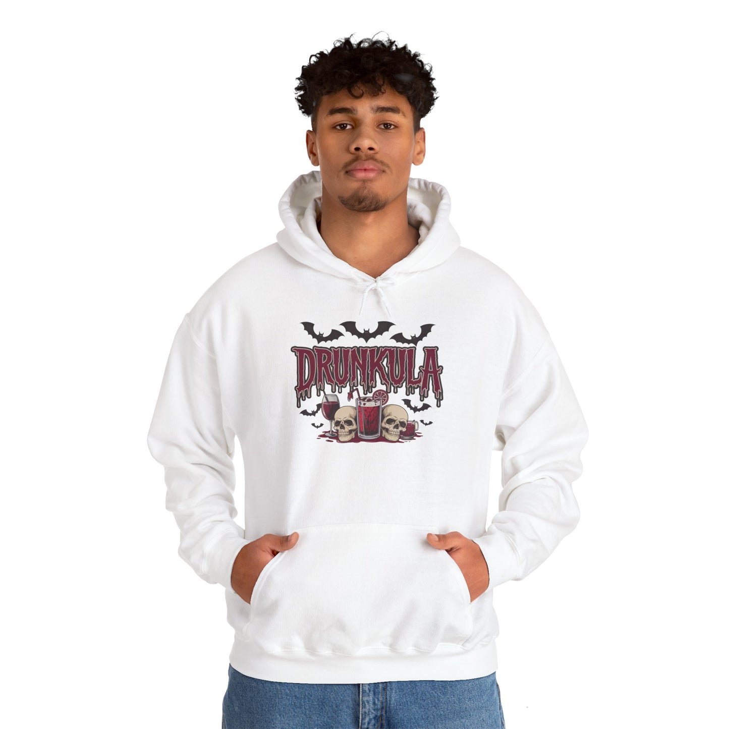 Drunkula Halloween Hoodie - Unisex Heavy Blend™ Sweatshirt