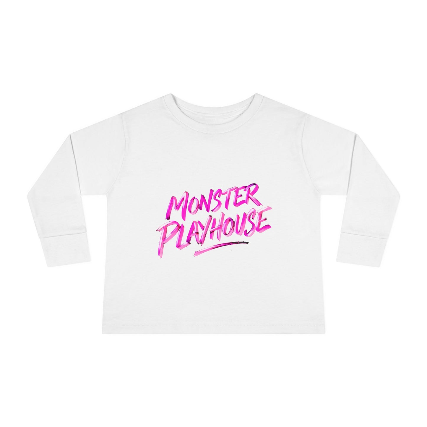 Little Monsters | Monster Playhouse | Toddler Long Sleeve Tee | Fun Kids Shirt, Cute Outfit, Playtime Apparel