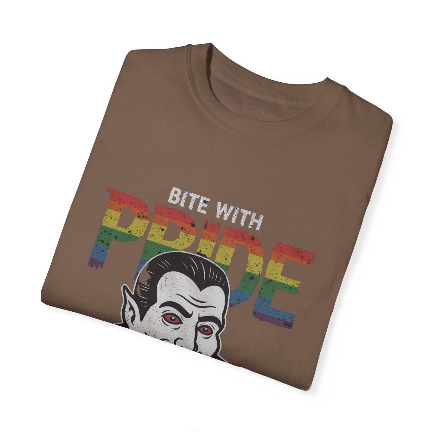 Pride-Inspired Vampire T-Shirt - Bite with Pride, Transylvania Back