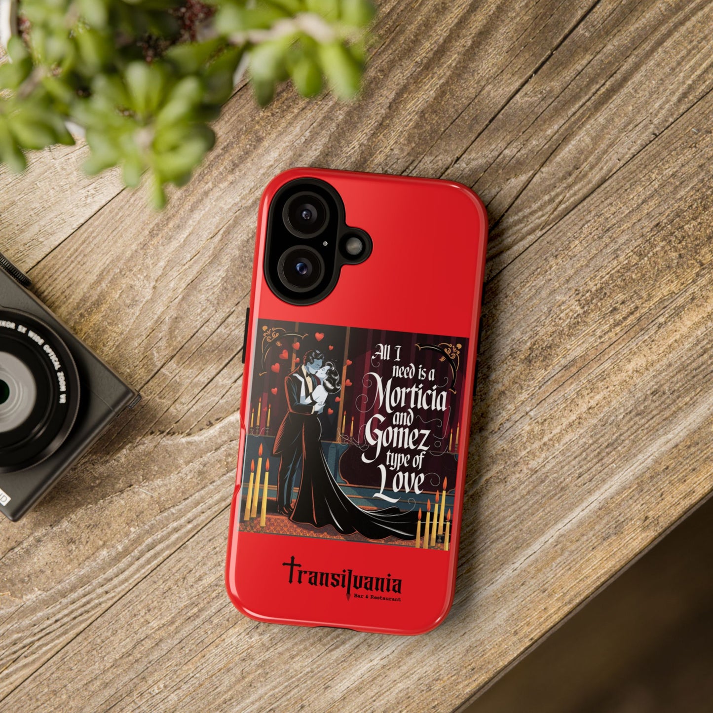 Transylvania Tough Case - Morticia & Gomez Type of Love Design