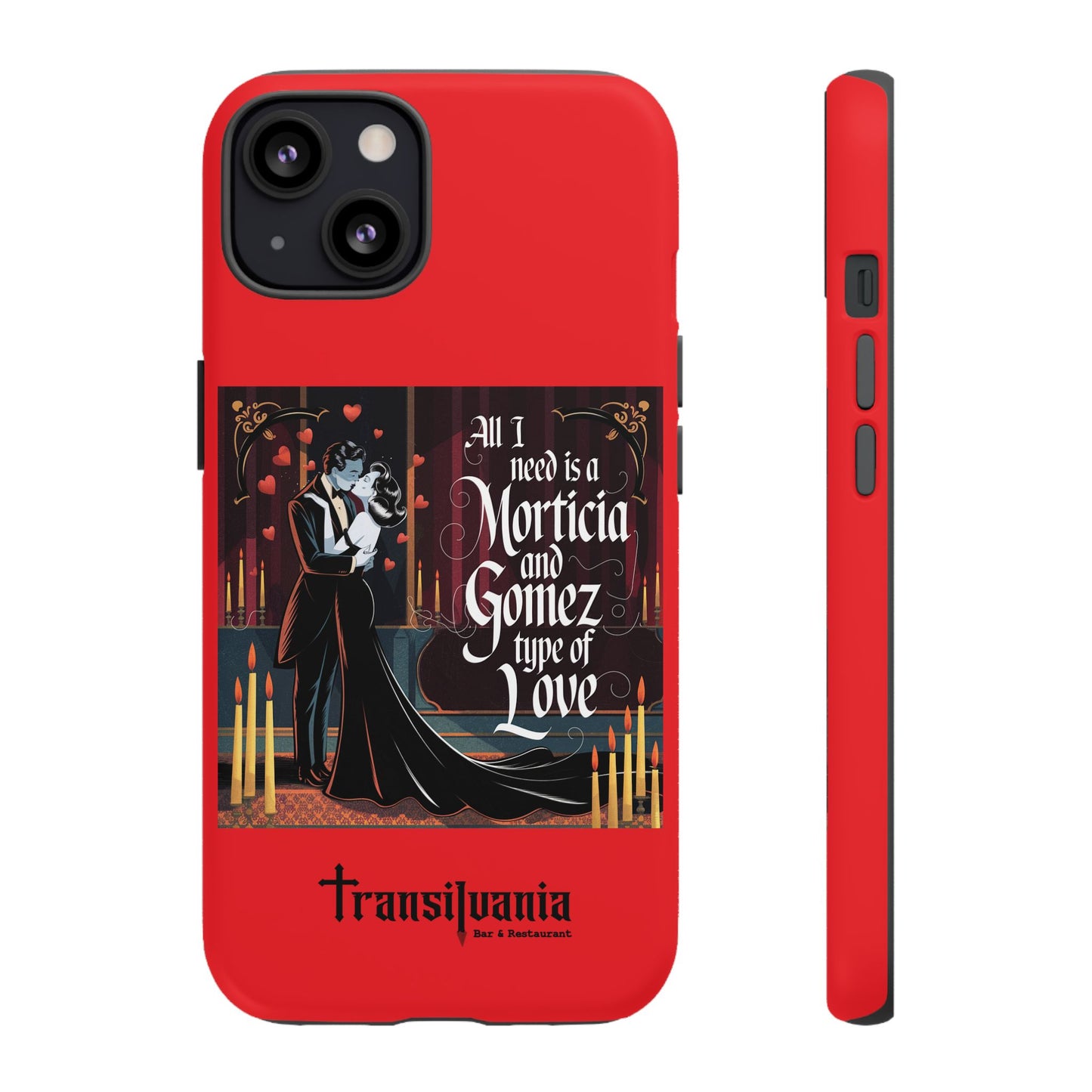 Transylvania Tough Case - Morticia & Gomez Type of Love Design