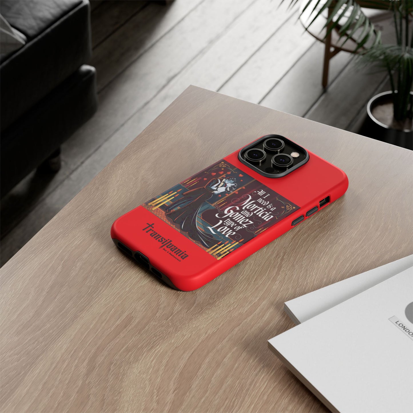 Transylvania Tough Case - Morticia & Gomez Type of Love Design