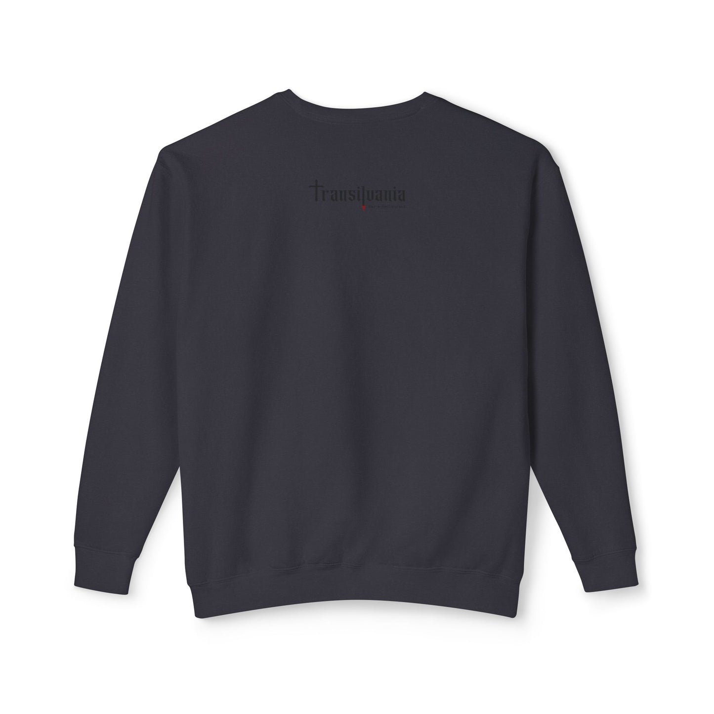 Unisex Halloween Vampire Crewneck Sweatshirt - 'Always Start Your Day with a Smile'