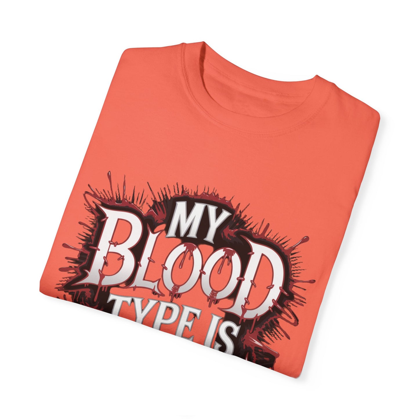 My Blood Type is Vodka Unisex Garment-Dyed T-Shirt | Fun Party Apparel