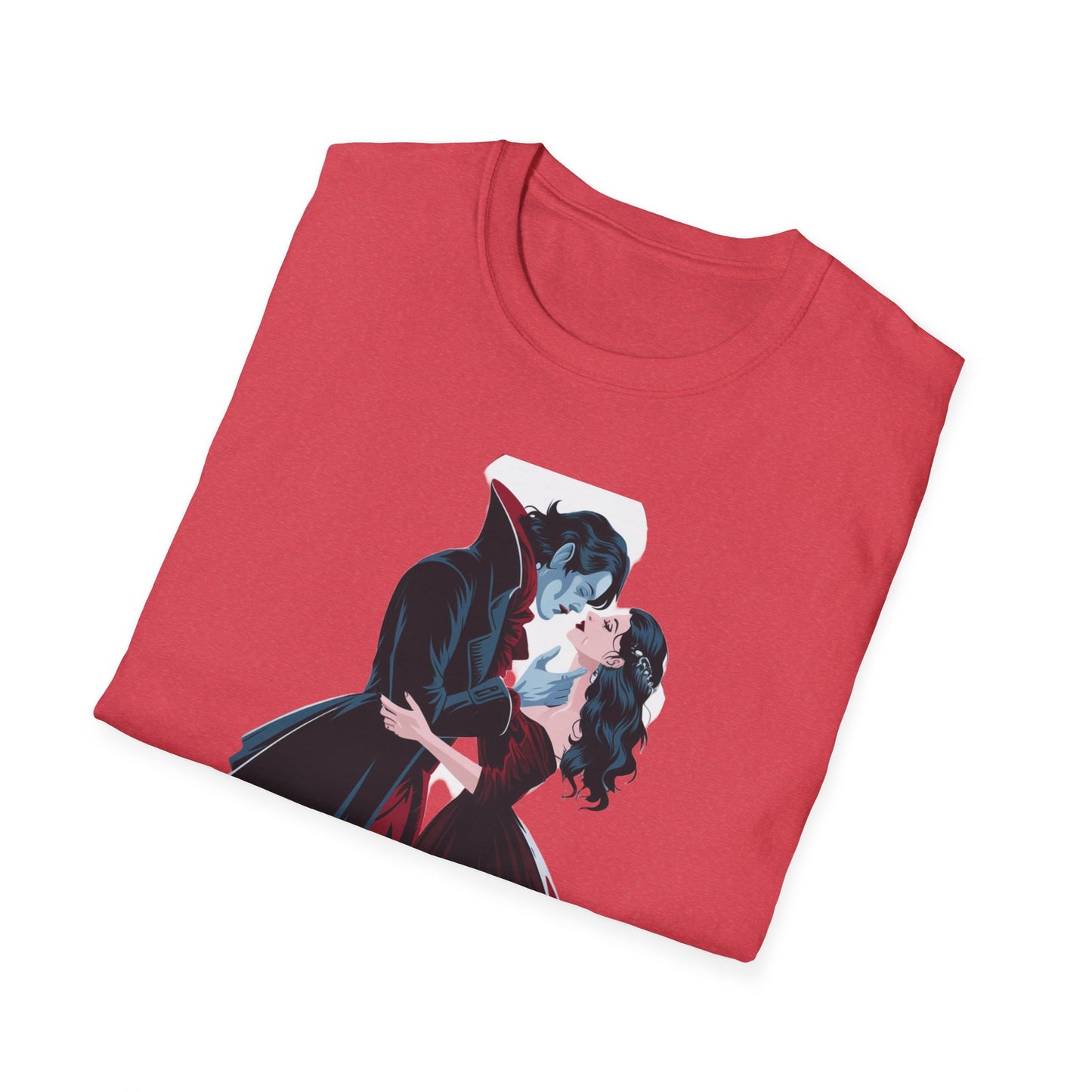 Romantic Vampire Graphic T-Shirt - 'I Have Crossed Oceans of Time to Find You'