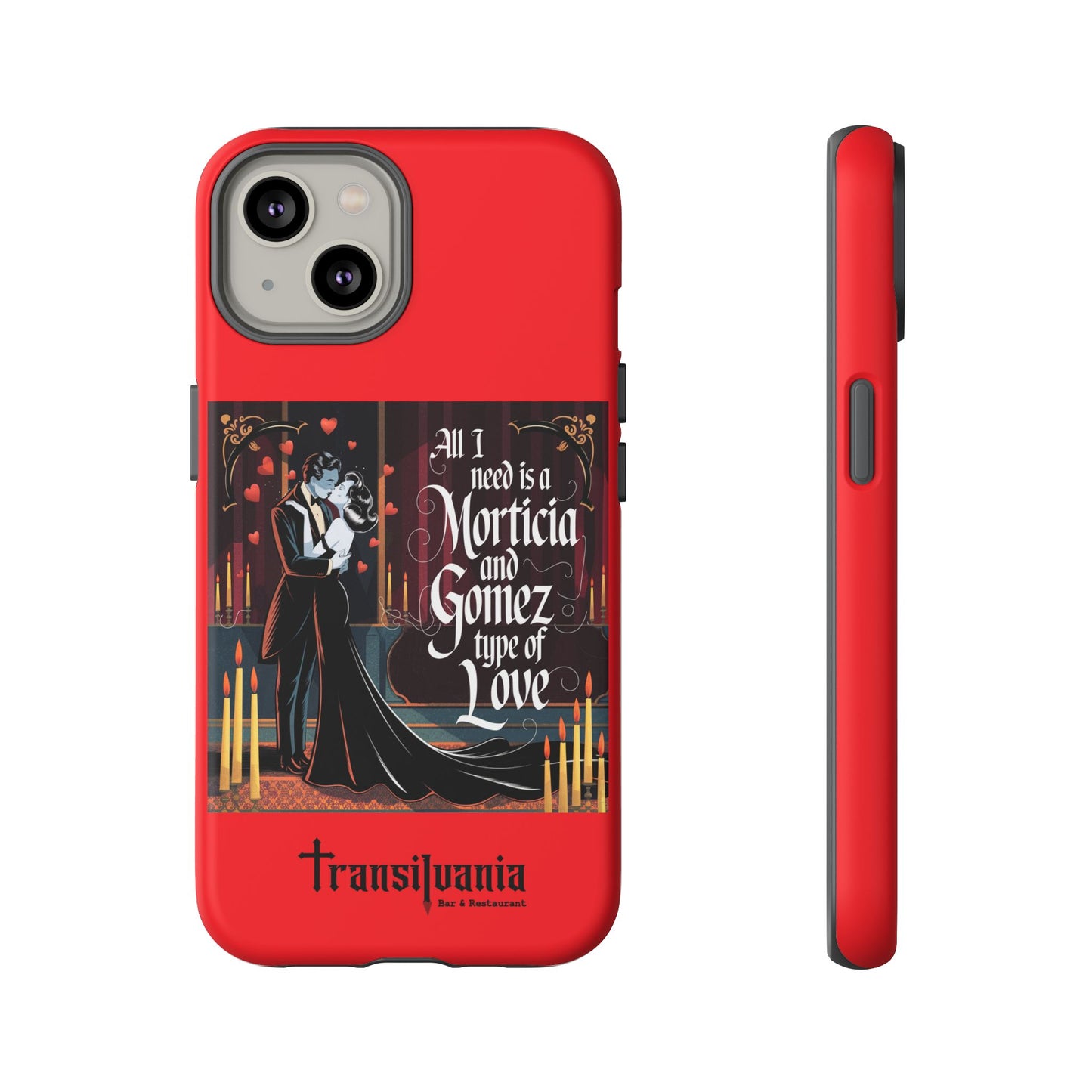 Transylvania Tough Case - Morticia & Gomez Type of Love Design