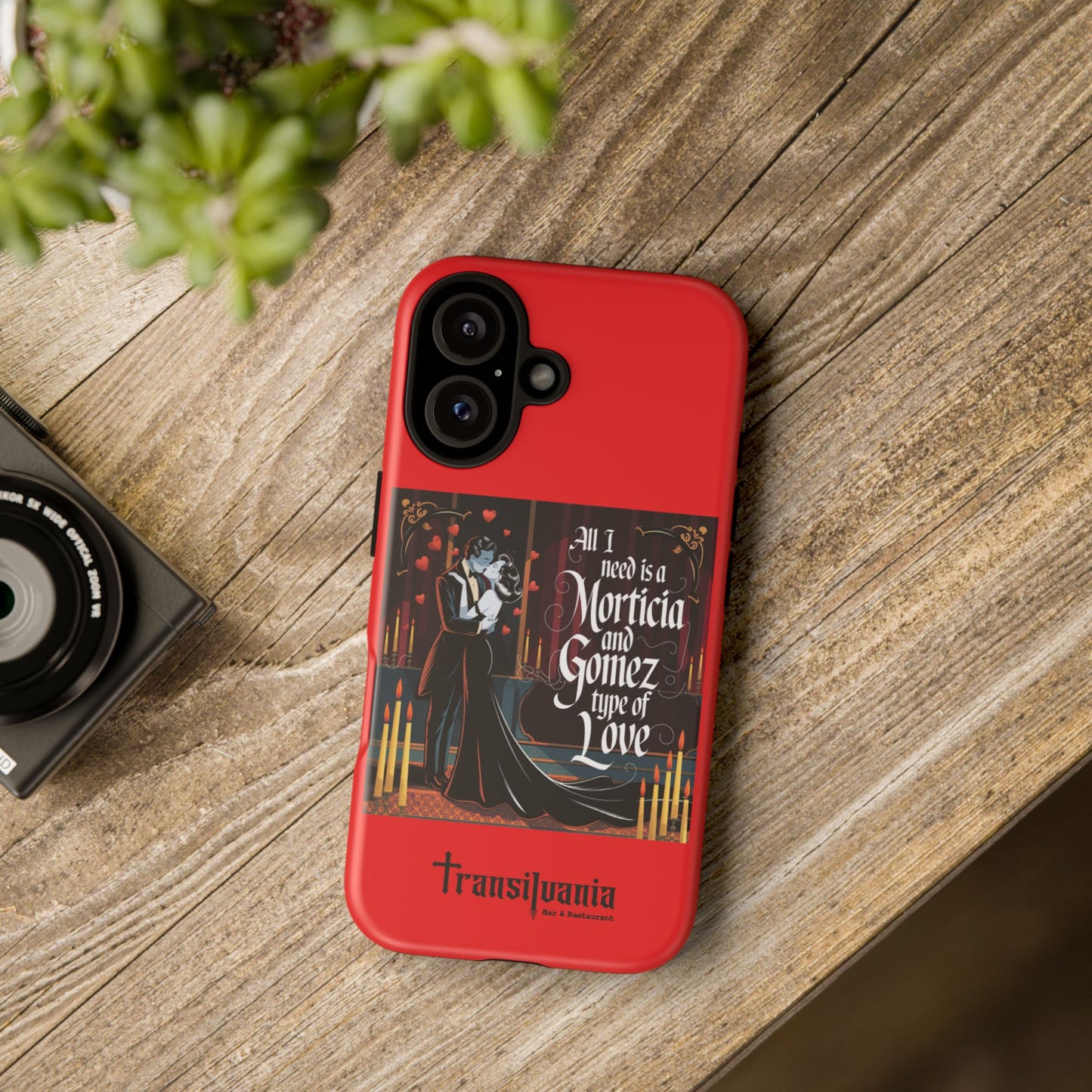 Transylvania Tough Case - Morticia & Gomez Type of Love Design