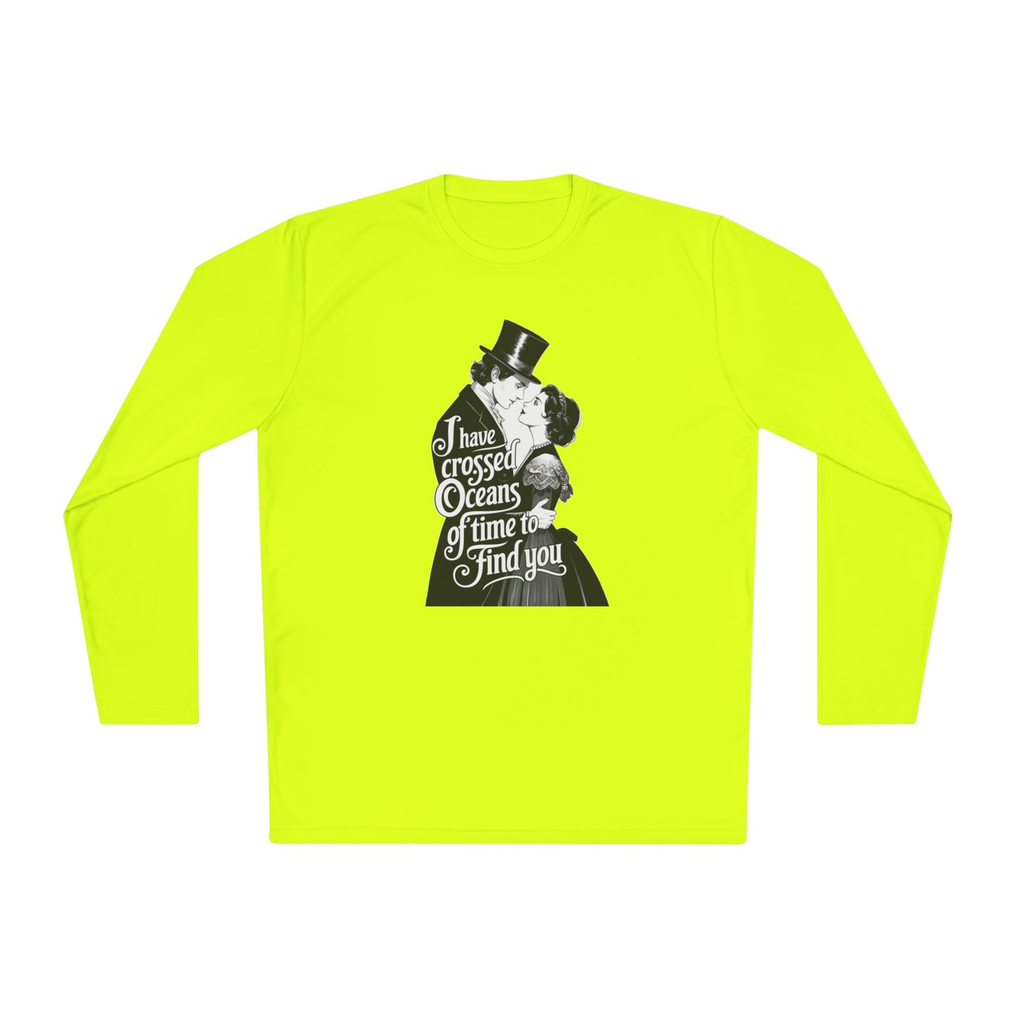 Unisex Lightweight Long Sleeve Tee - 'I Have Crossed Oceans of Time to Find You' Design